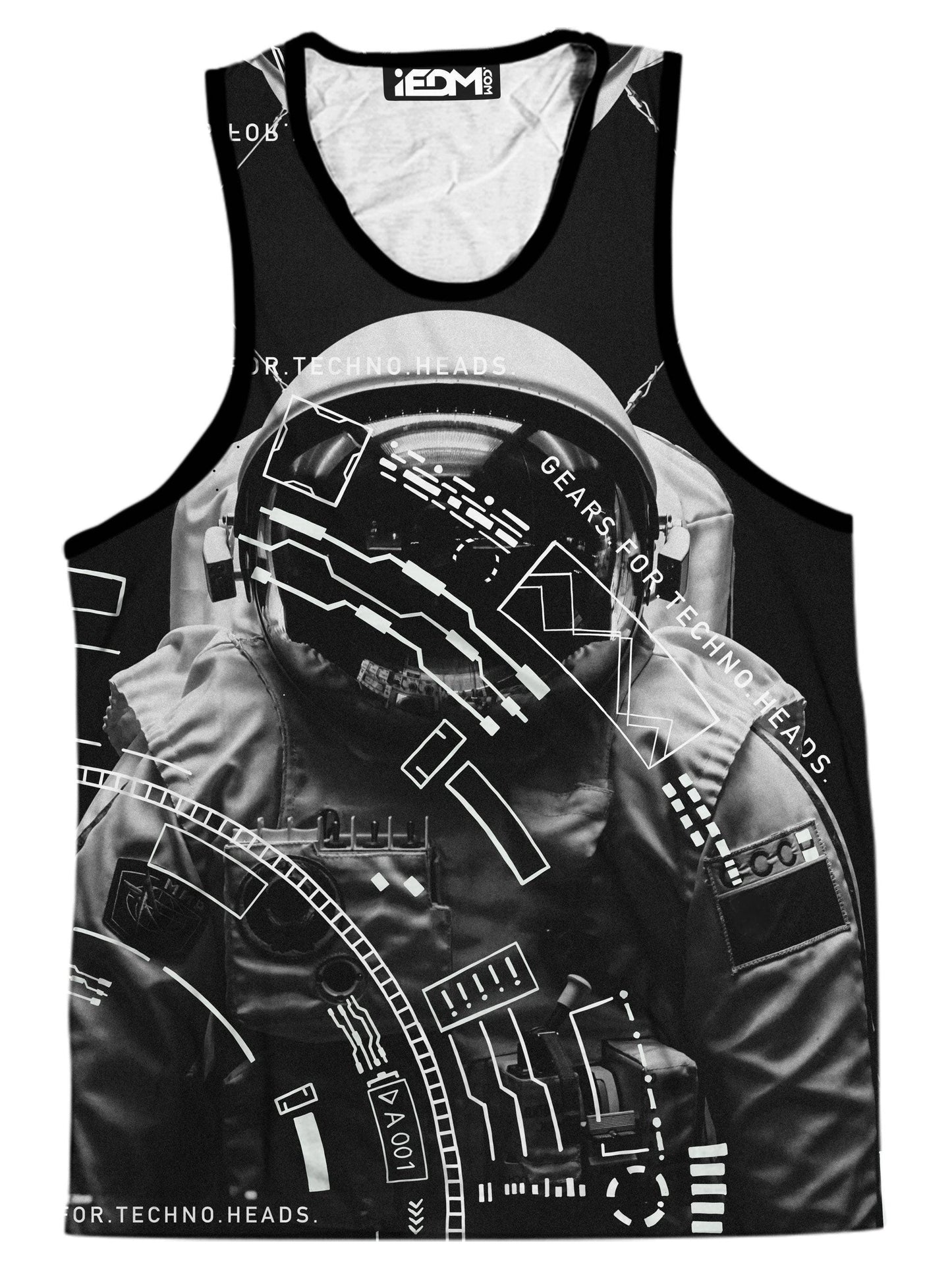 Gears For Techno Heads Men's Tank, Blacknote, | iEDM