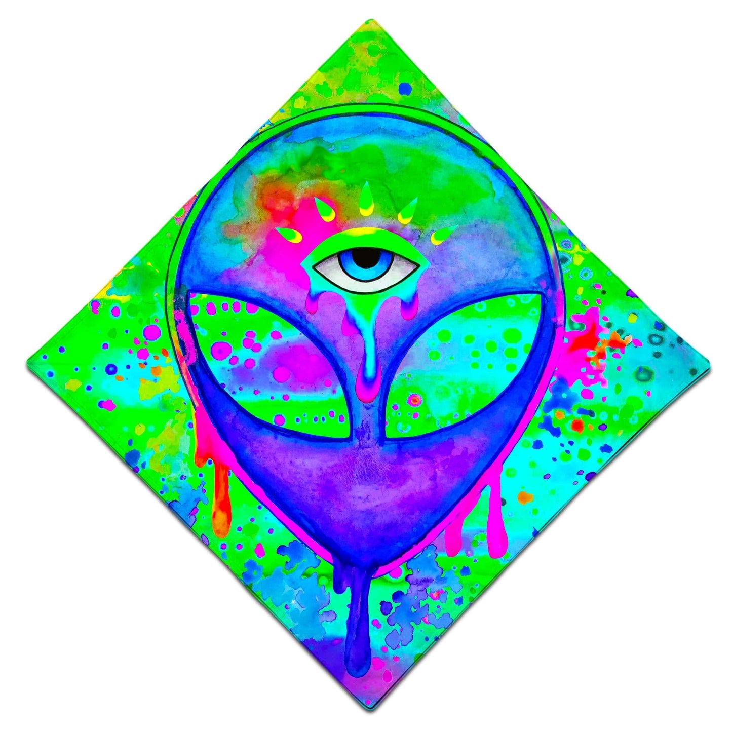 Alien Melt Purple Bandana, BrizBazaar, | iEDM