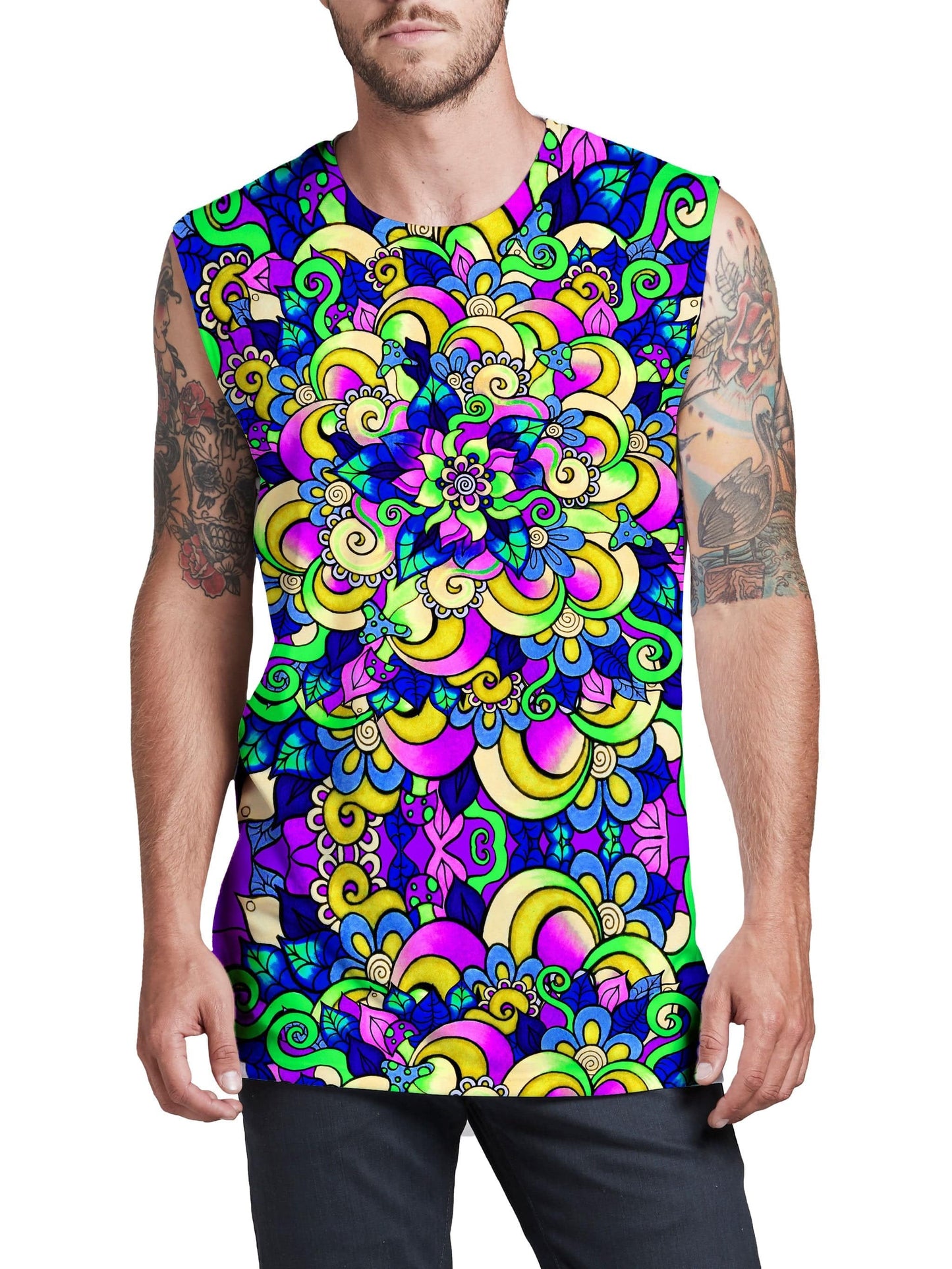 Blossom Men's Muscle Tank, BrizBazaar, | iEDM