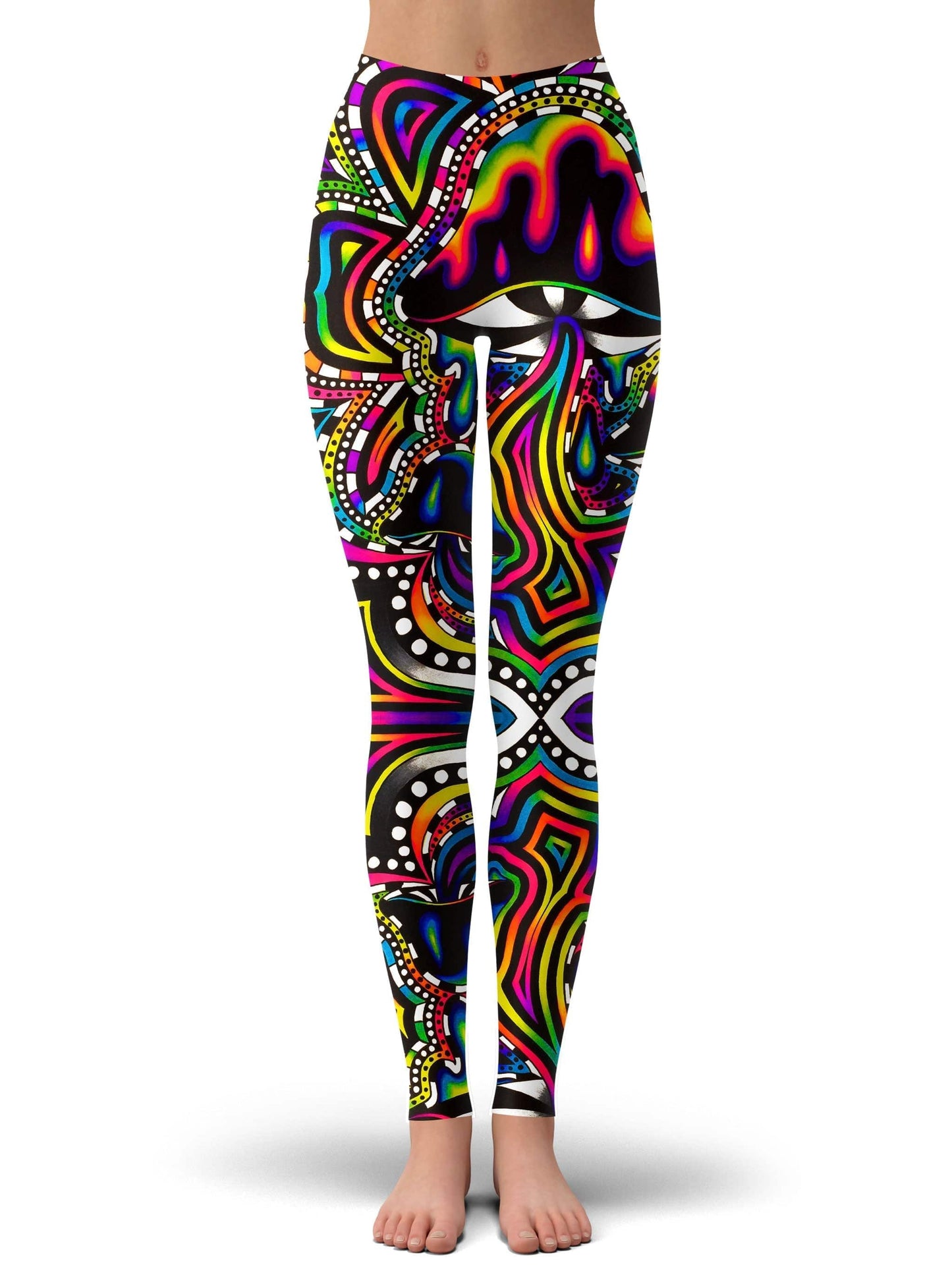Briz Shroomz Crop Top and Leggings Combo, BrizBazaar, | iEDM