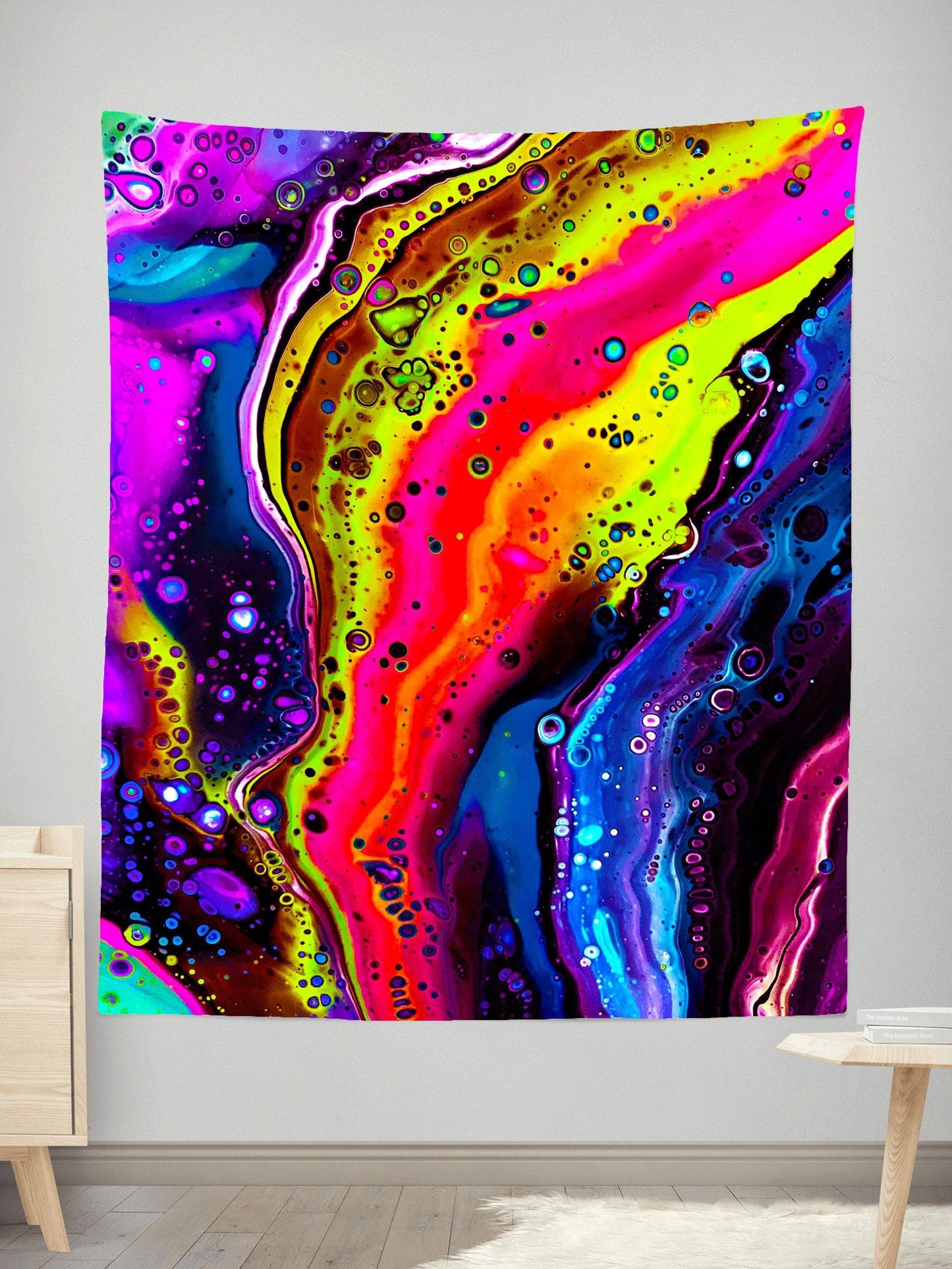 Fire Lights Tapestry, BrizBazaar, | iEDM