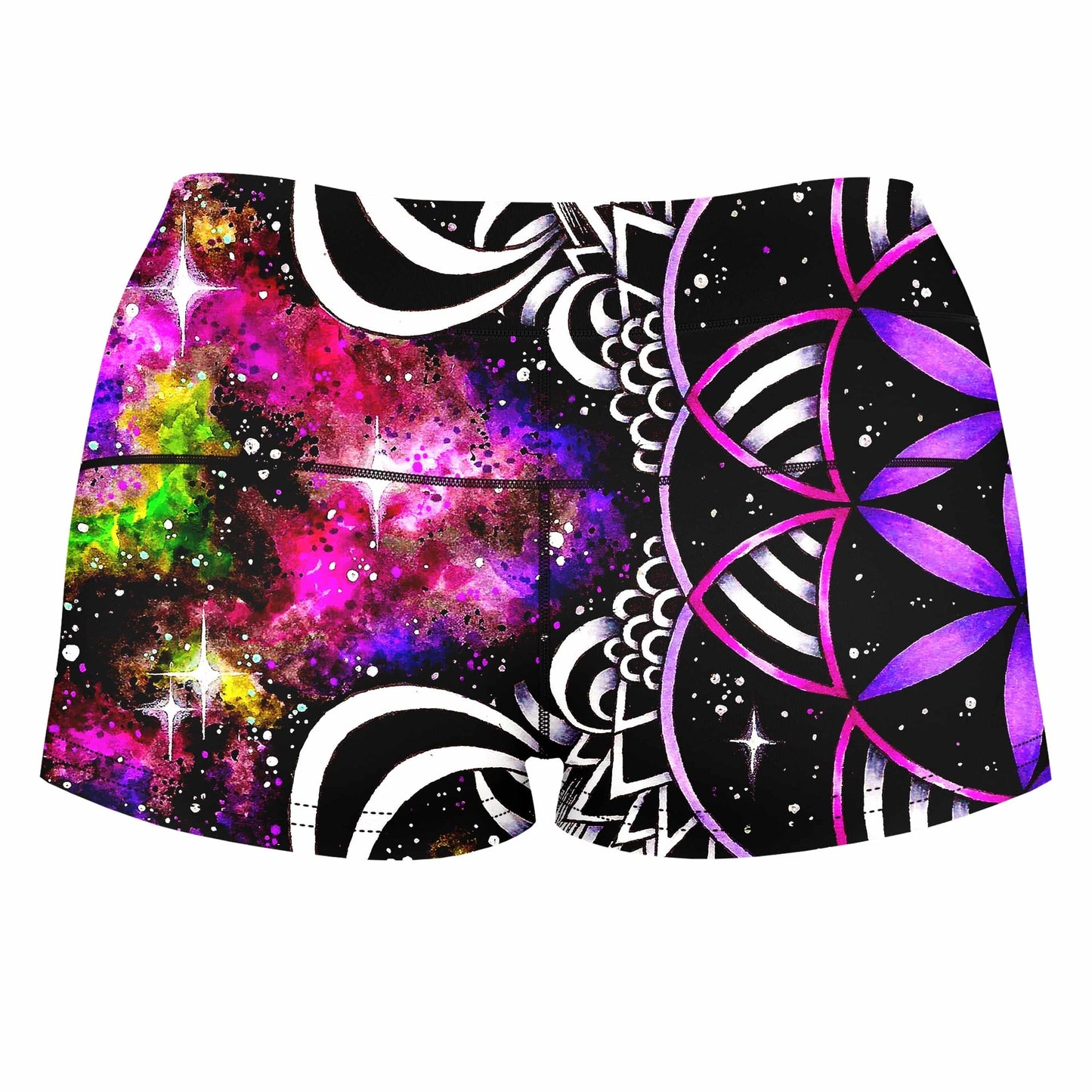 Oracle of Life High-Waisted Women's Shorts, BrizBazaar, | iEDM