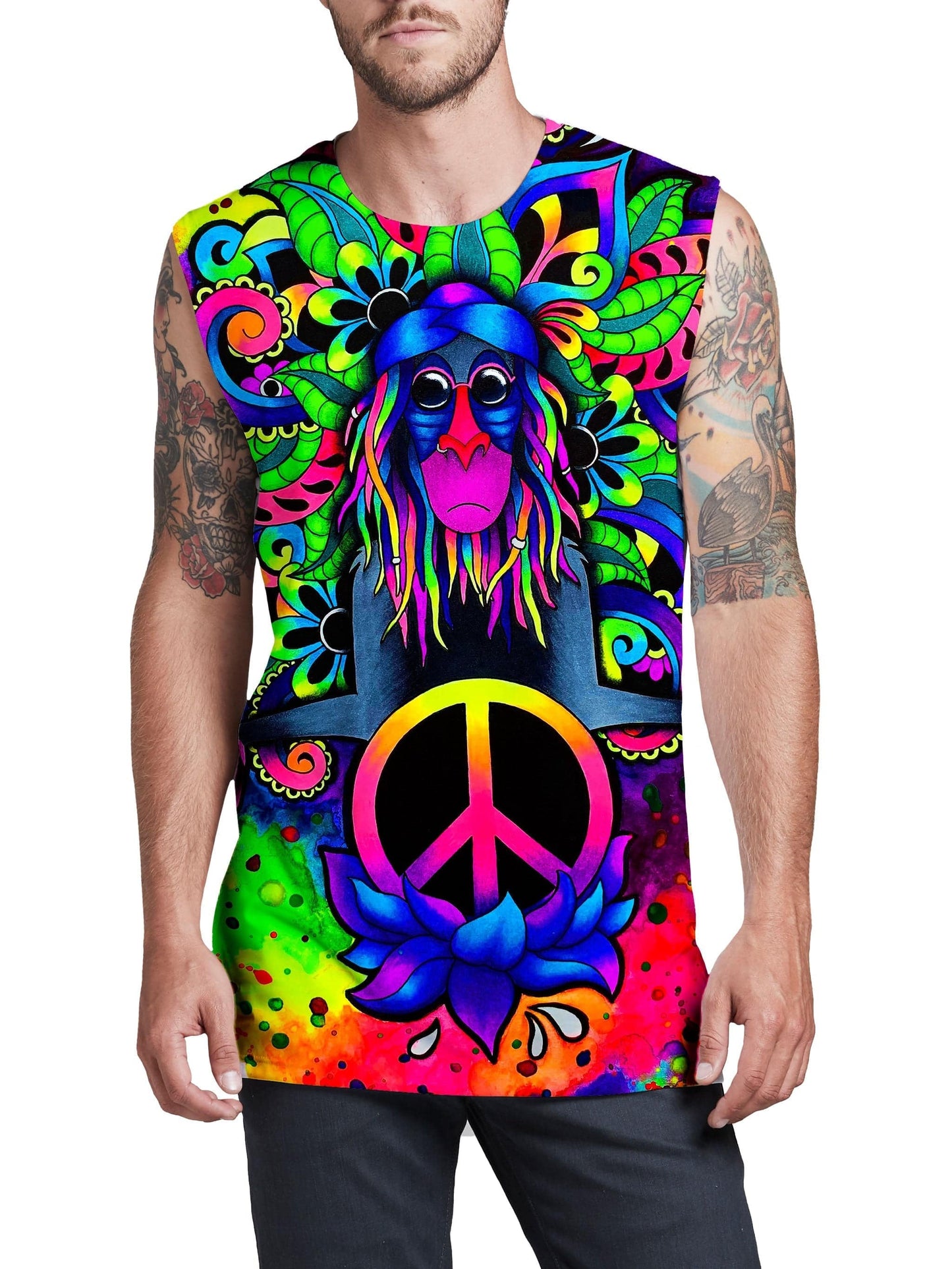 Peace Rafiki Men's Muscle Tank, BrizBazaar, | iEDM