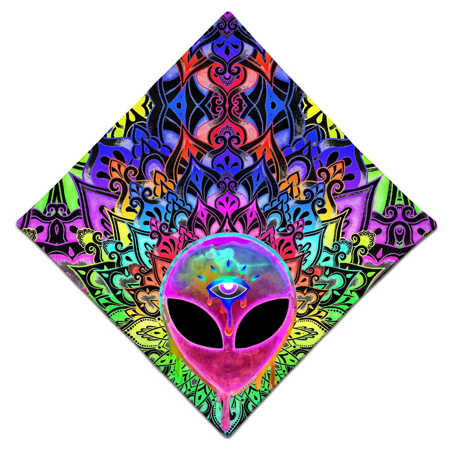 Psy Alien Pink Bandana, BrizBazaar, | iEDM