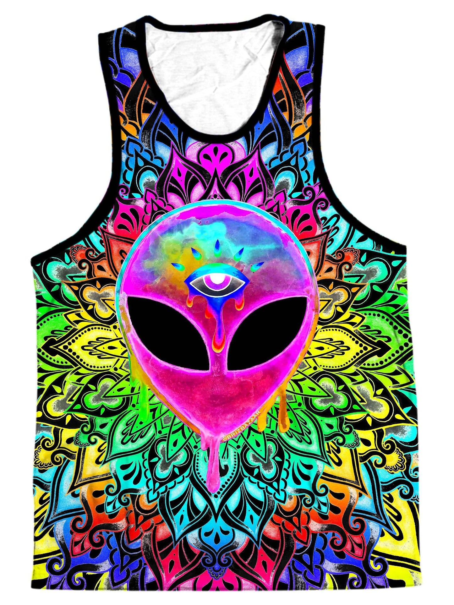 Psy Alien Pink Men's Tank, BrizBazaar, | iEDM