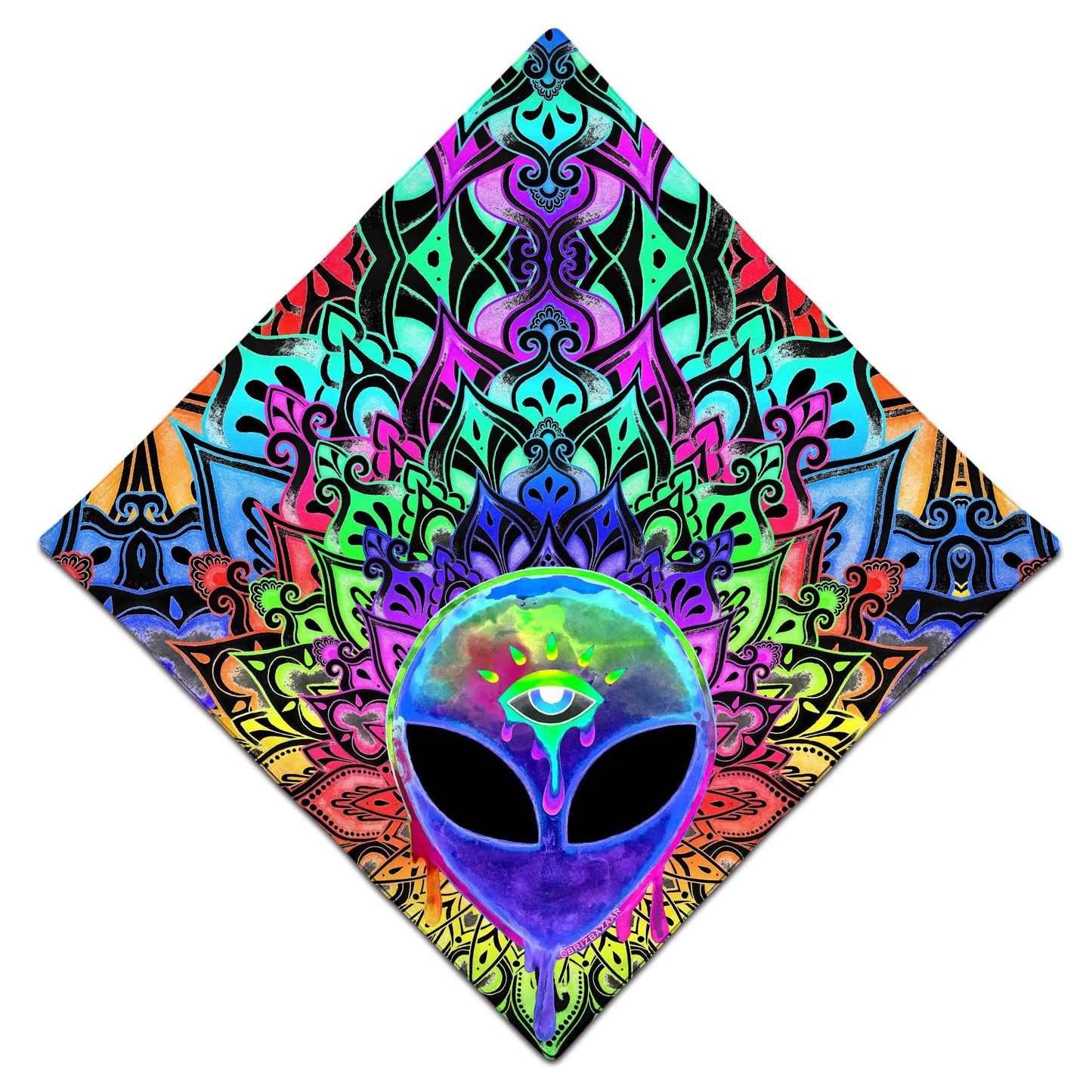 Psy Alien Purple Bandana, BrizBazaar, | iEDM