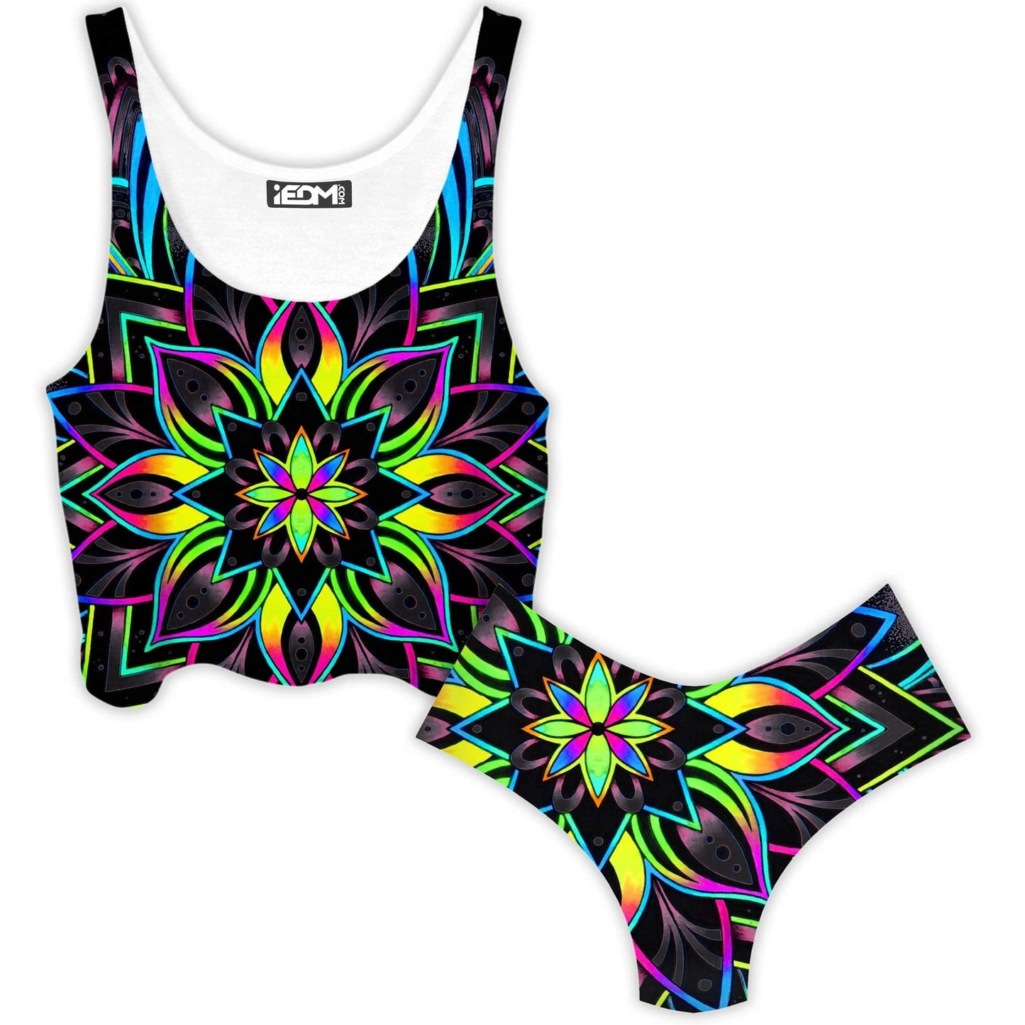 Radiance 2 Crop Top and Booty Shorts Combo, BrizBazaar, | iEDM