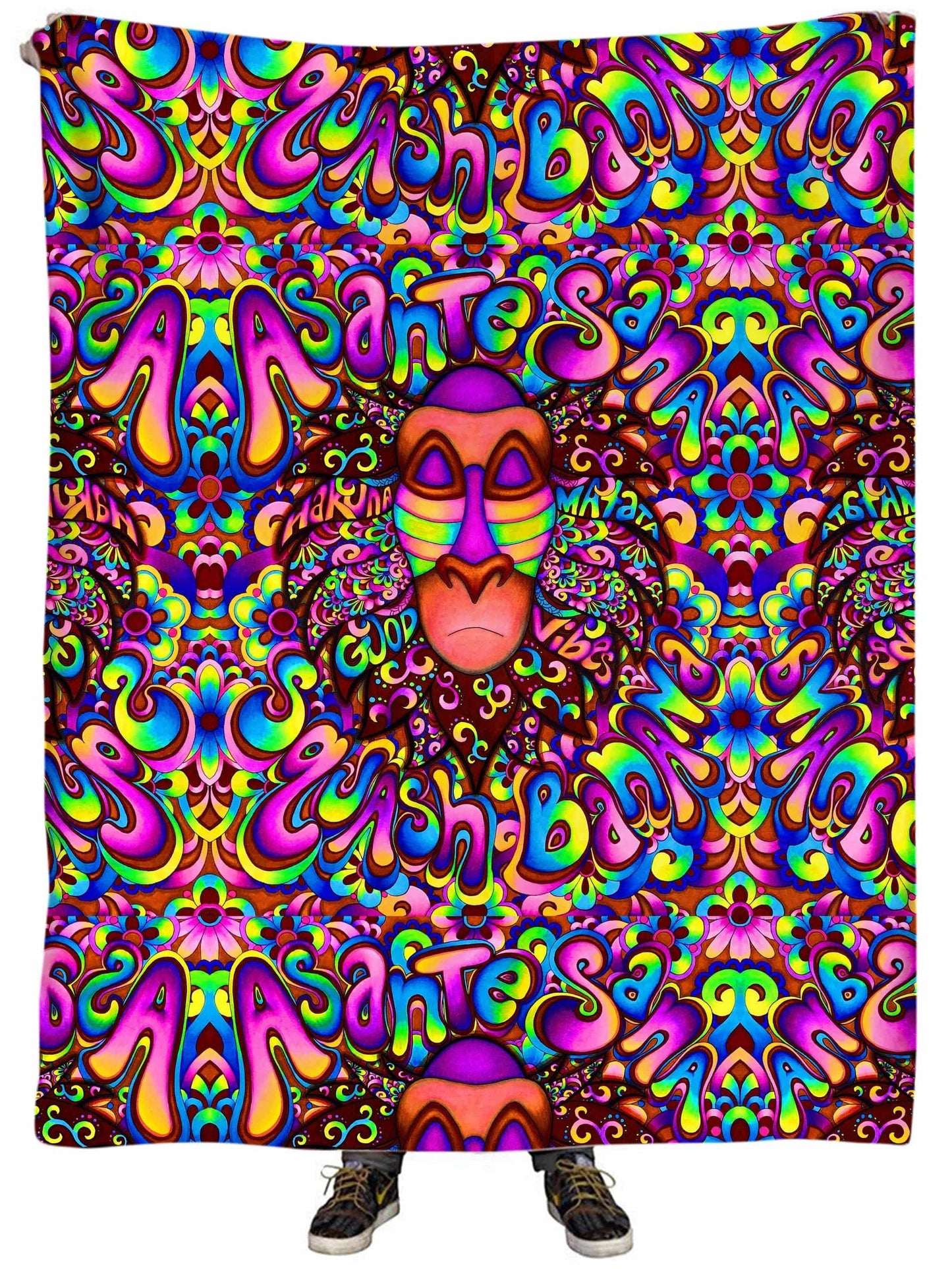 Rafiki Vibes Plush Blanket, BrizBazaar, | iEDM