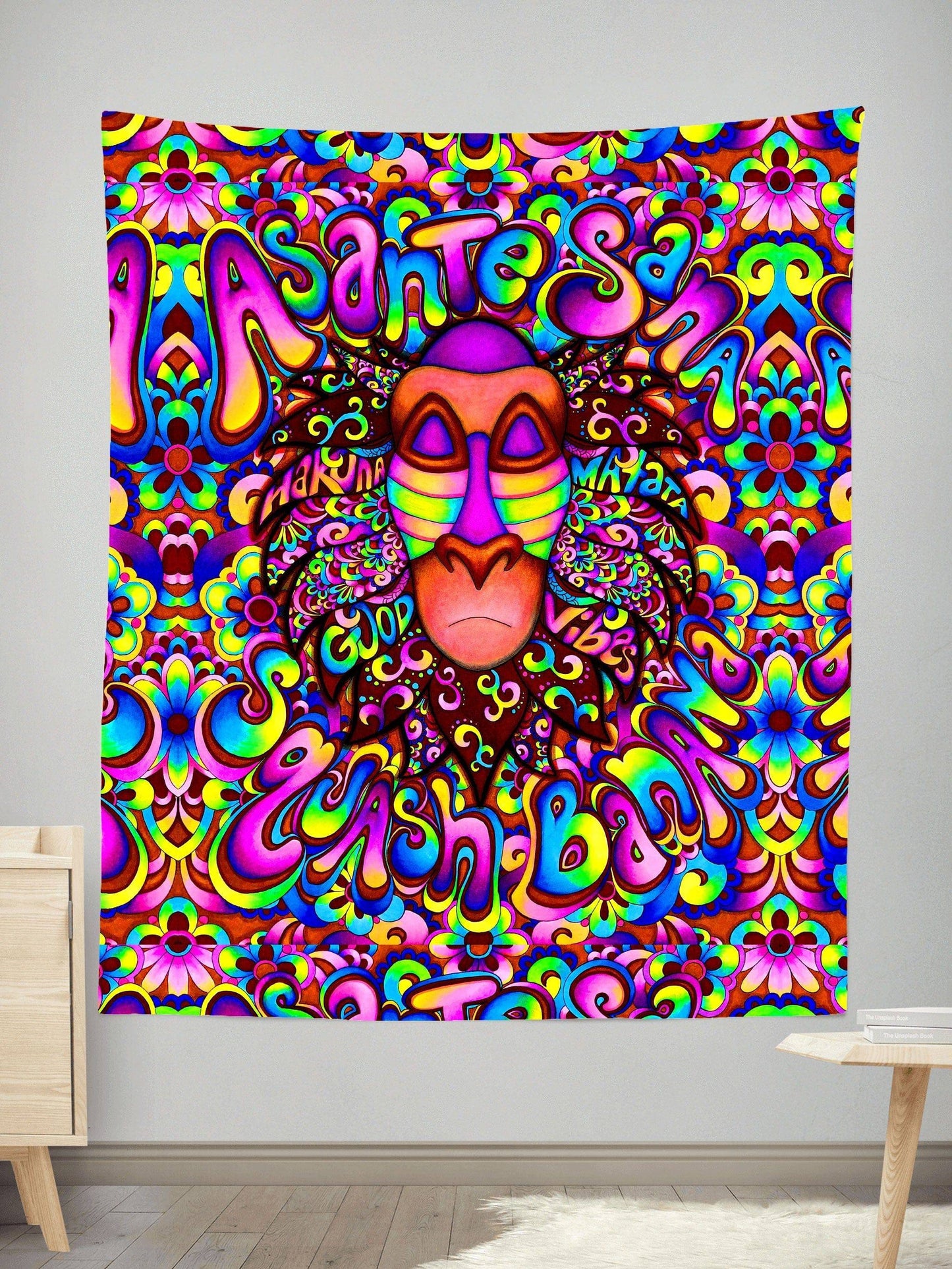 Rafiki Vibes Tapestry, BrizBazaar, | iEDM