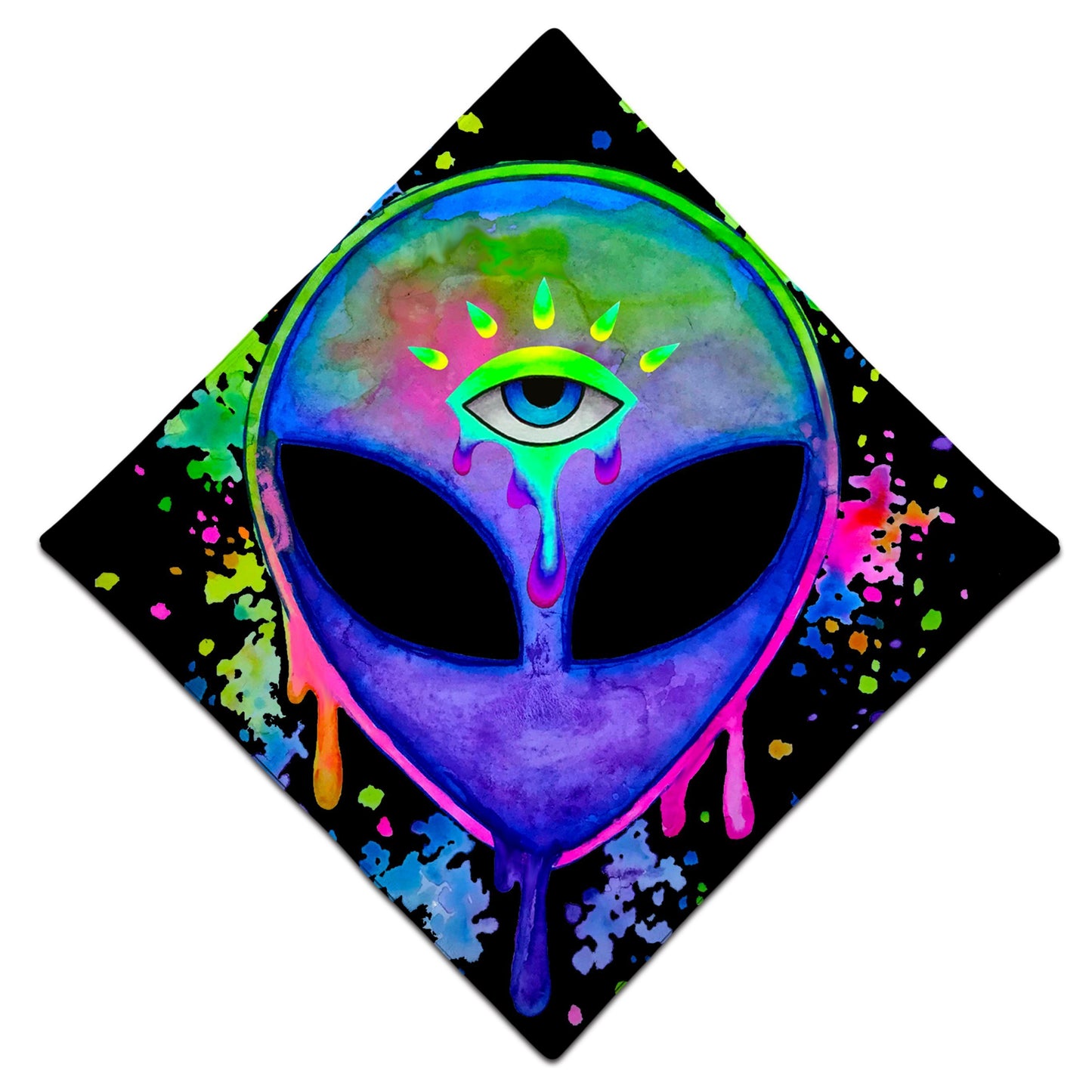 BrizBazaar Splatter Alien Bandana - iEDM