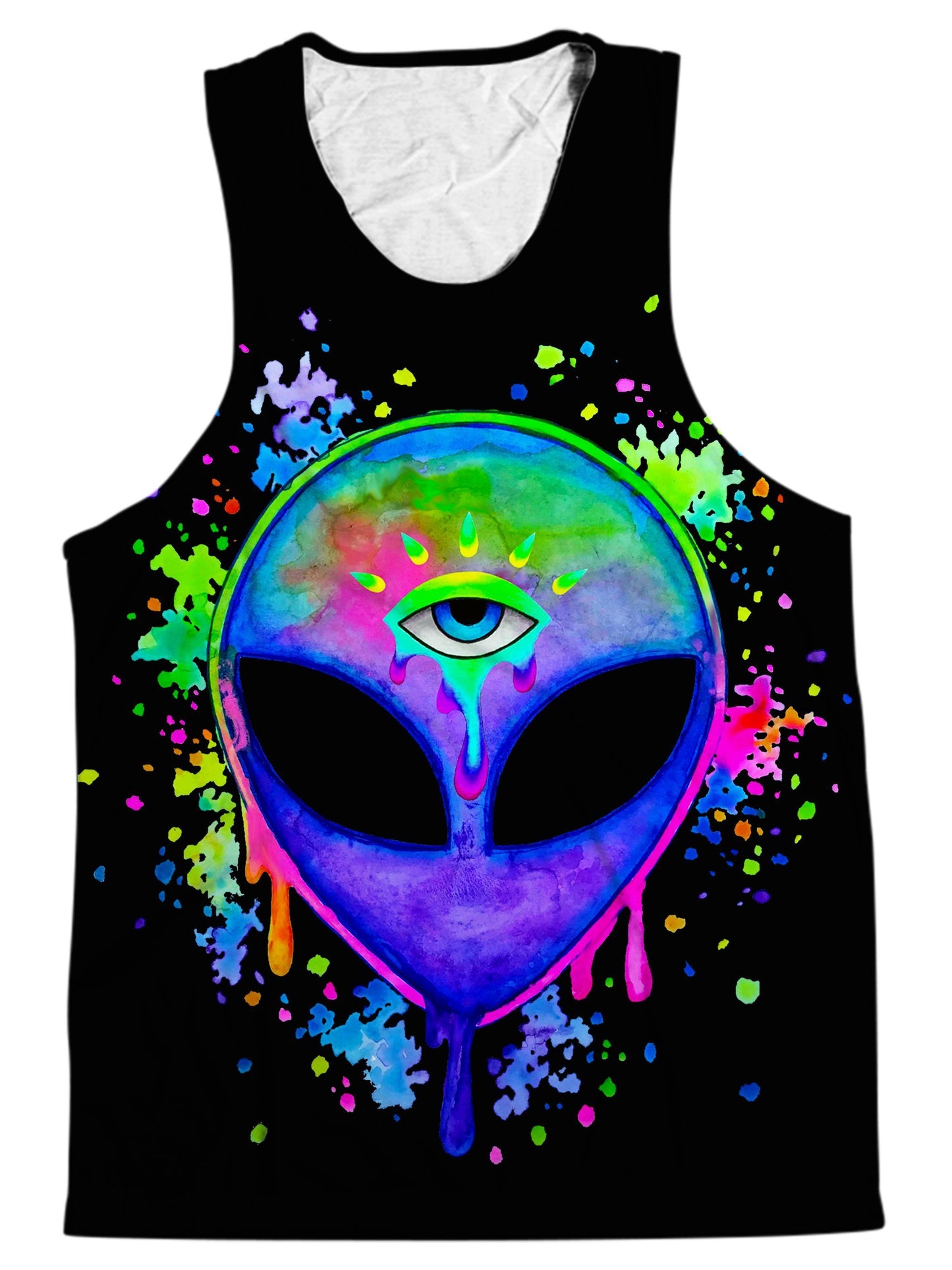 BrizBazaar Splatter Alien Men's Tank - iEDM
