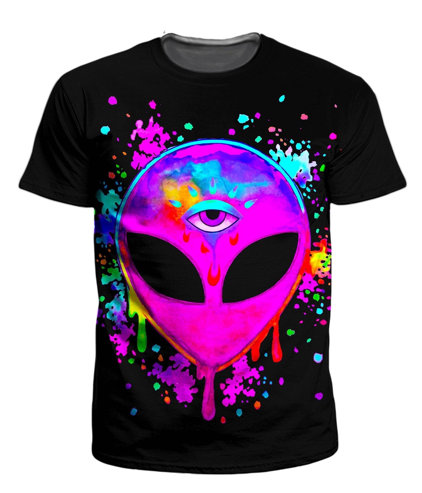 Splatter Alien Pink Men's T-Shirt, BrizBazaar, | iEDM