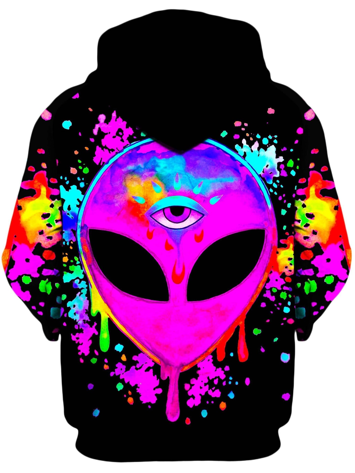 Splatter Alien Pink Unisex Hoodie, BrizBazaar, | iEDM