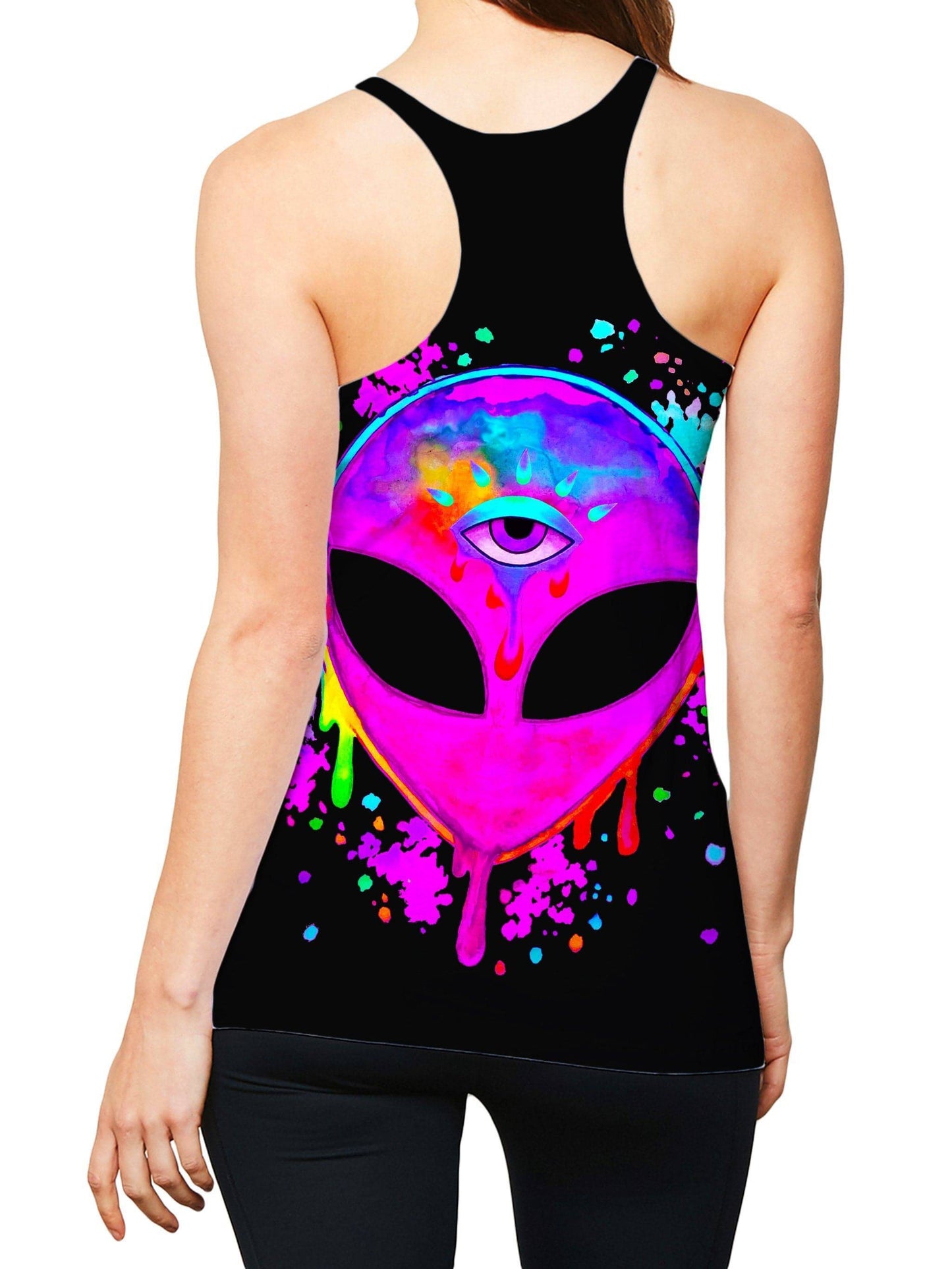 Splatter Alien Pink Women's Tank, BrizBazaar, | iEDM