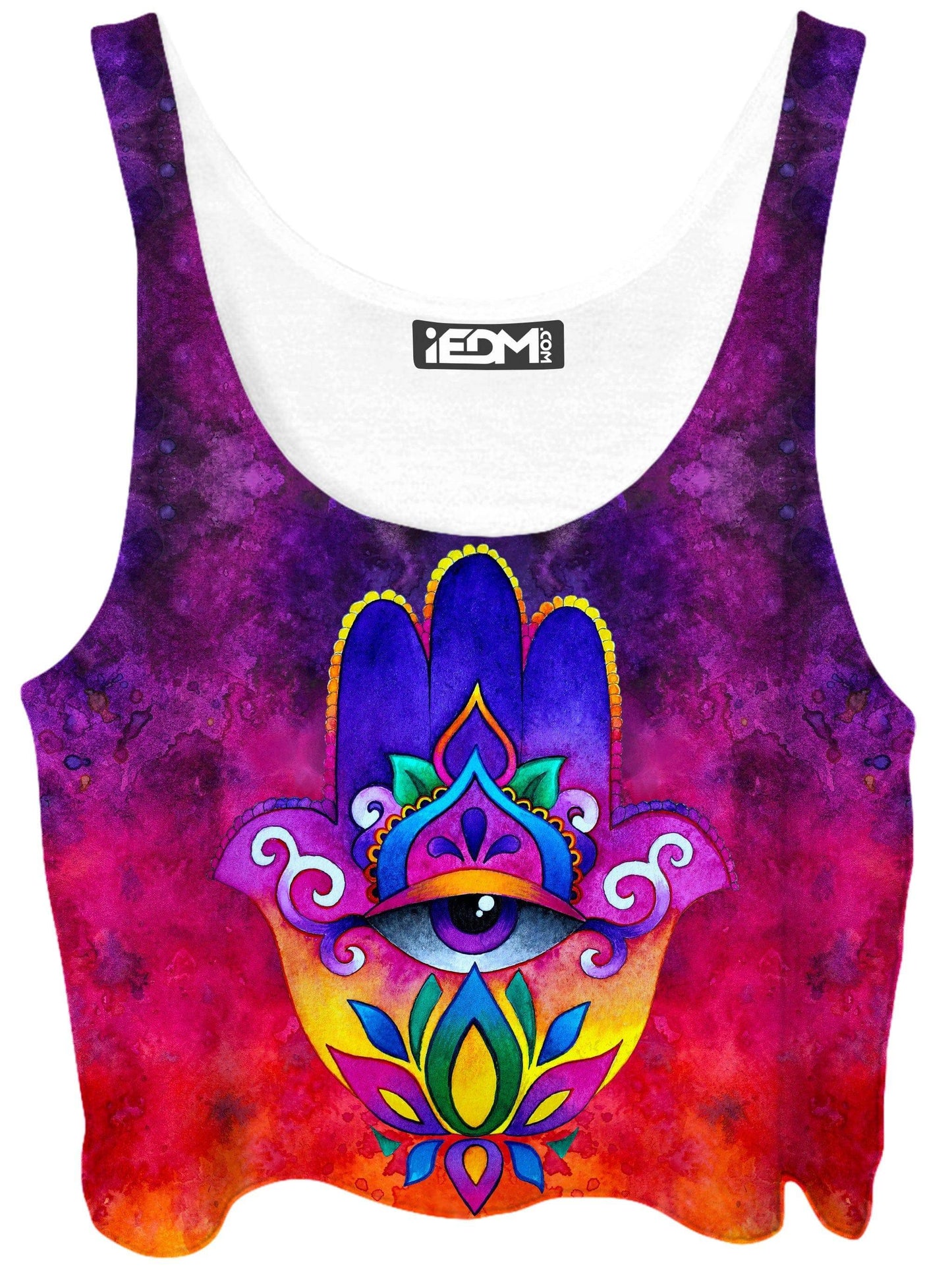 Sunset Hamsa Crop Tops, BrizBazaar, | iEDM