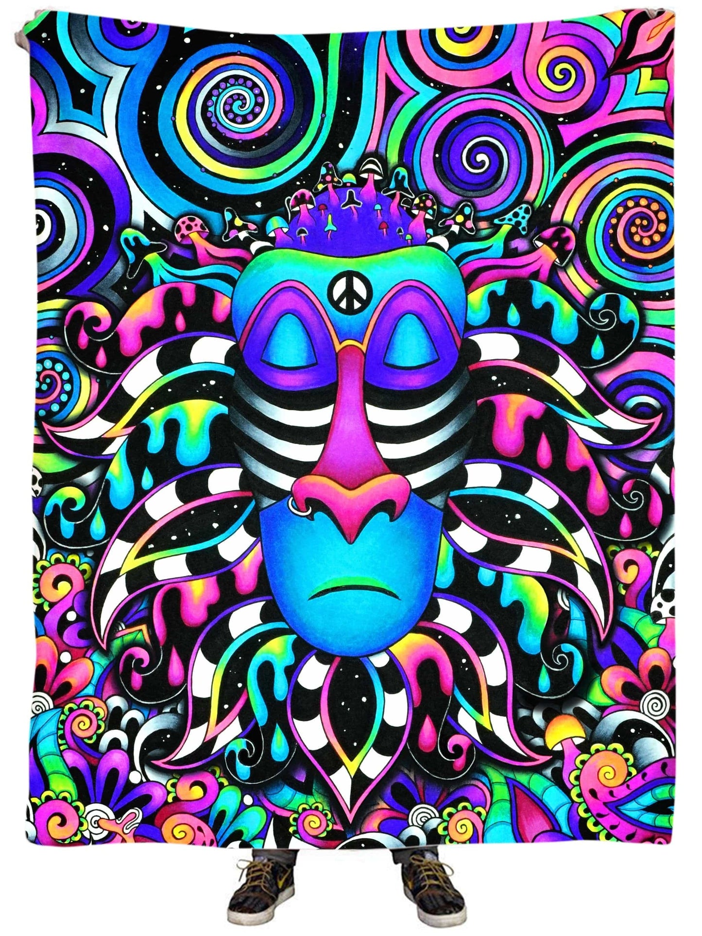 Tripfiki Plush Blanket, BrizBazaar, | iEDM