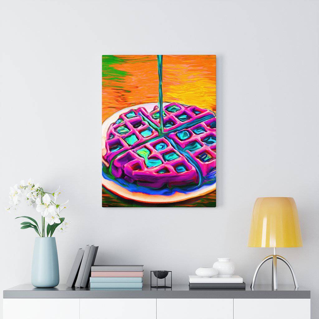 Waffles Canvas Gallery Wraps, Canvas, | iEDM