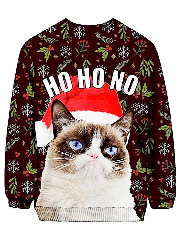 Grumpy Cat Ugly Sweatshirt, Christmas, | iEDM