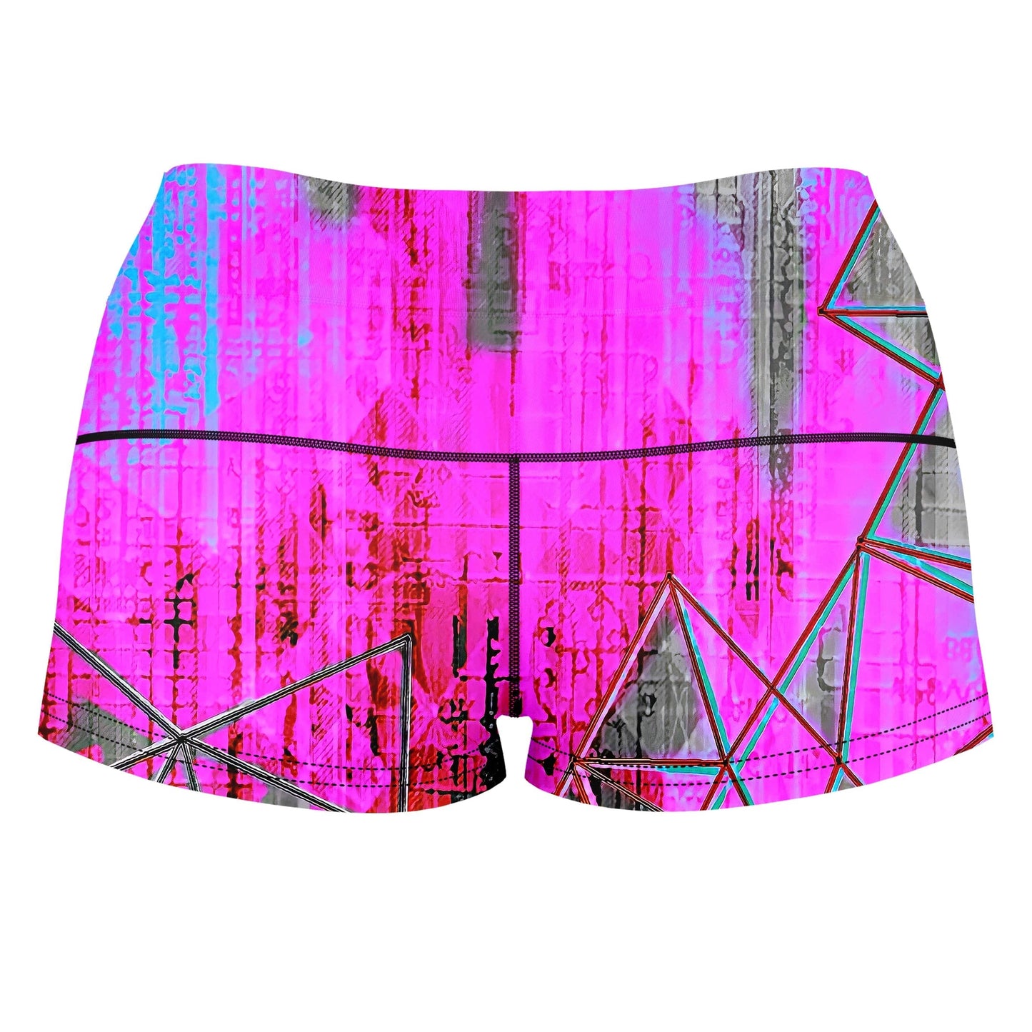 Pop High-Waisted Women's Shorts, CrazyKona, | iEDM