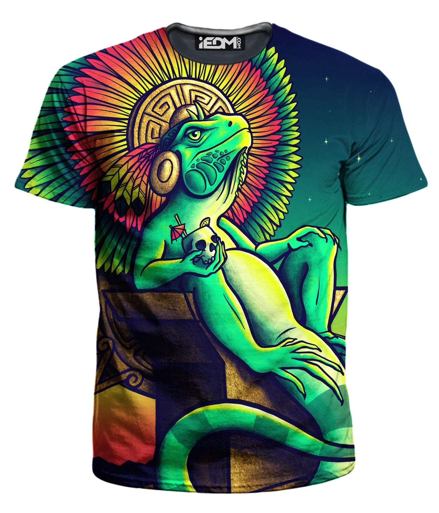 Iguana King Men's T-Shirt, Designosaur, | iEDM