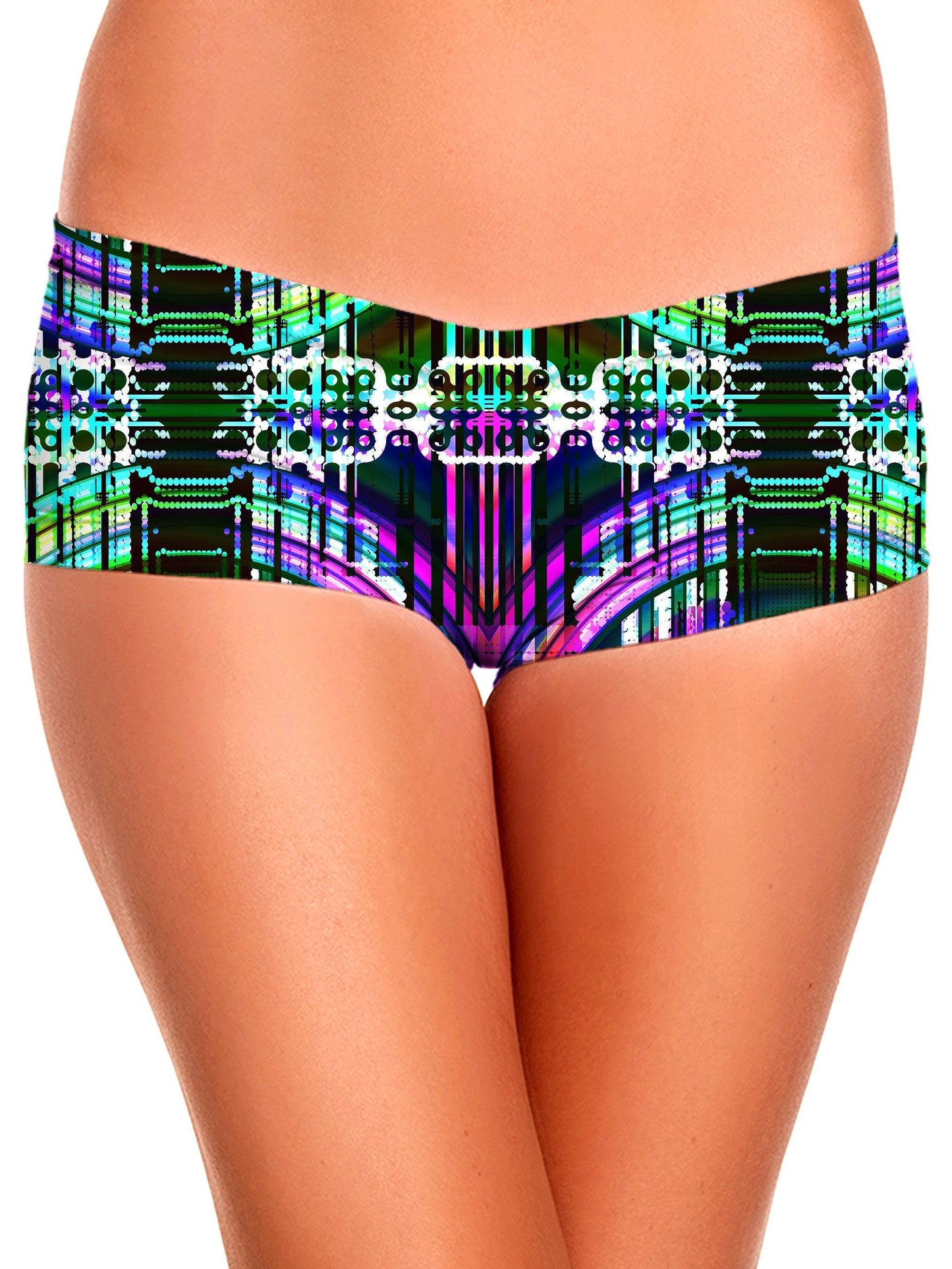 Astral Gate Crop Top and Booty Shorts Combo, Glass Prism Studios, | iEDM