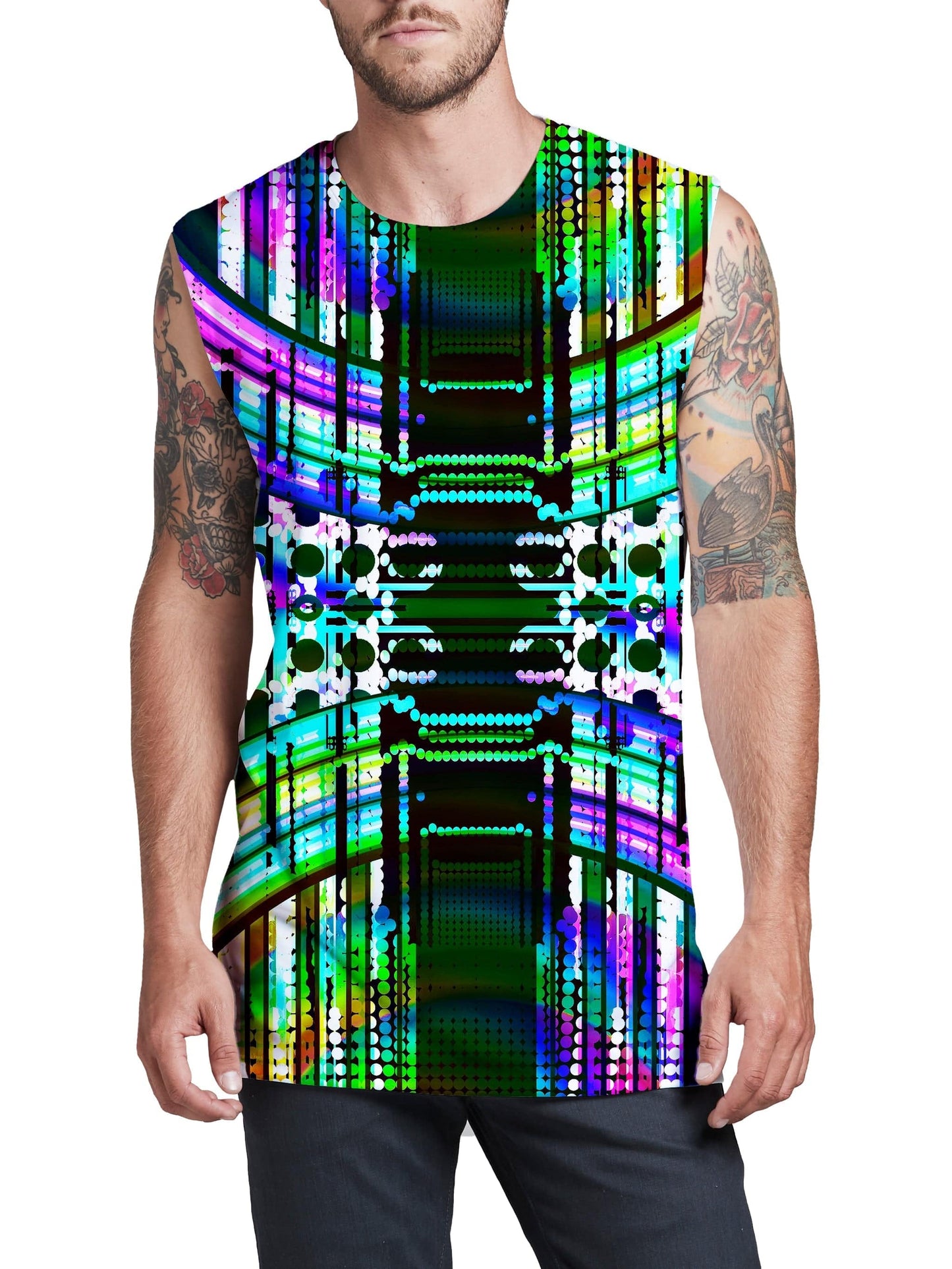 Astral Gate Men's Muscle Tank, Glass Prism Studios, | iEDM