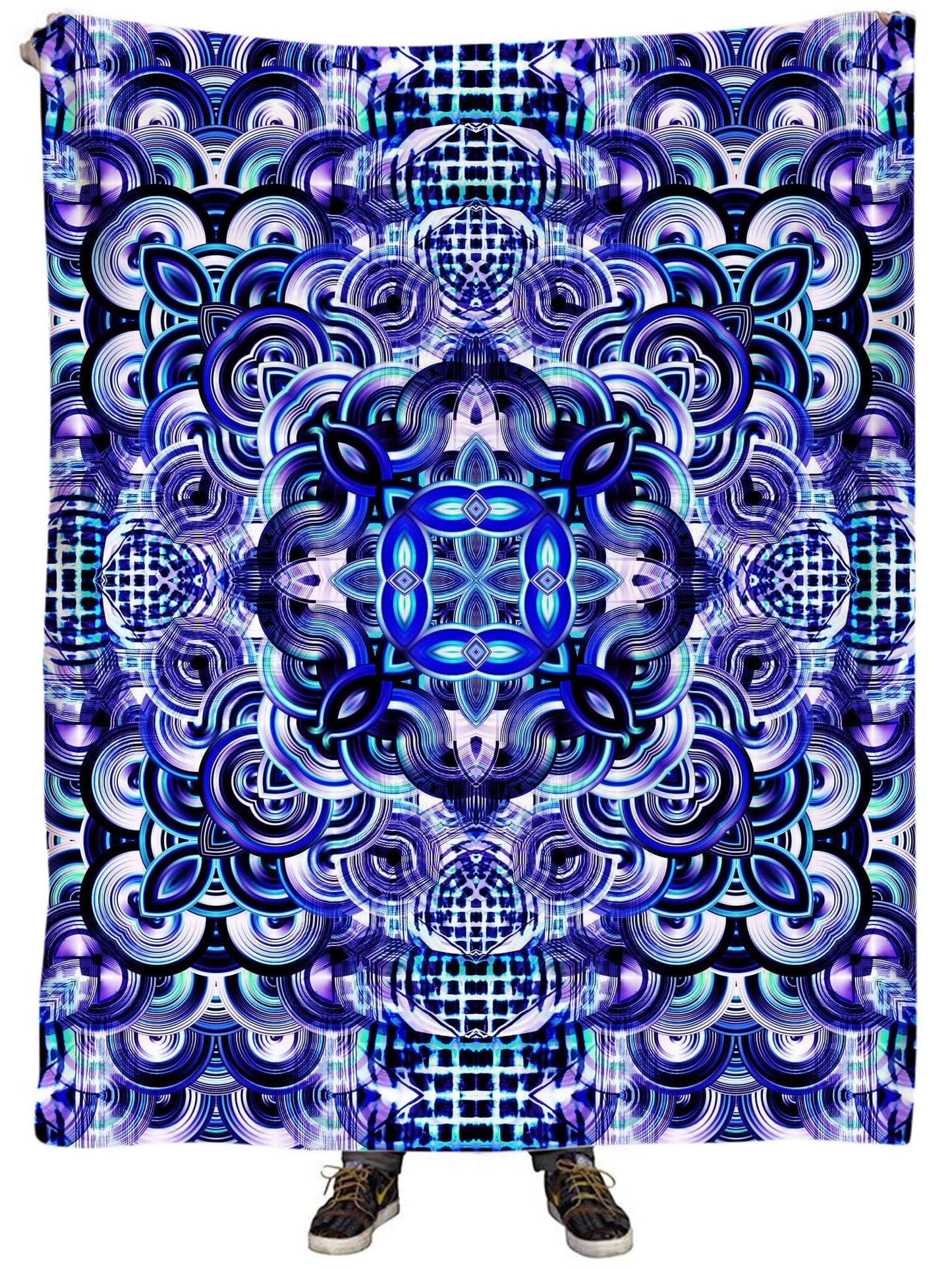 Bombay Tile Plush Blanket, Glass Prism Studios, | iEDM