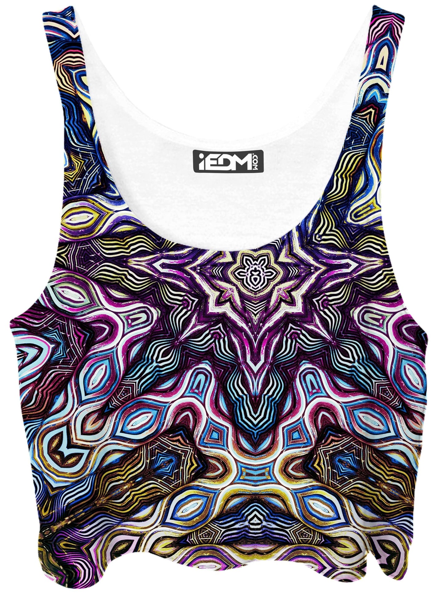 Crown Chakra Crop Top, Glass Prism Studios, | iEDM