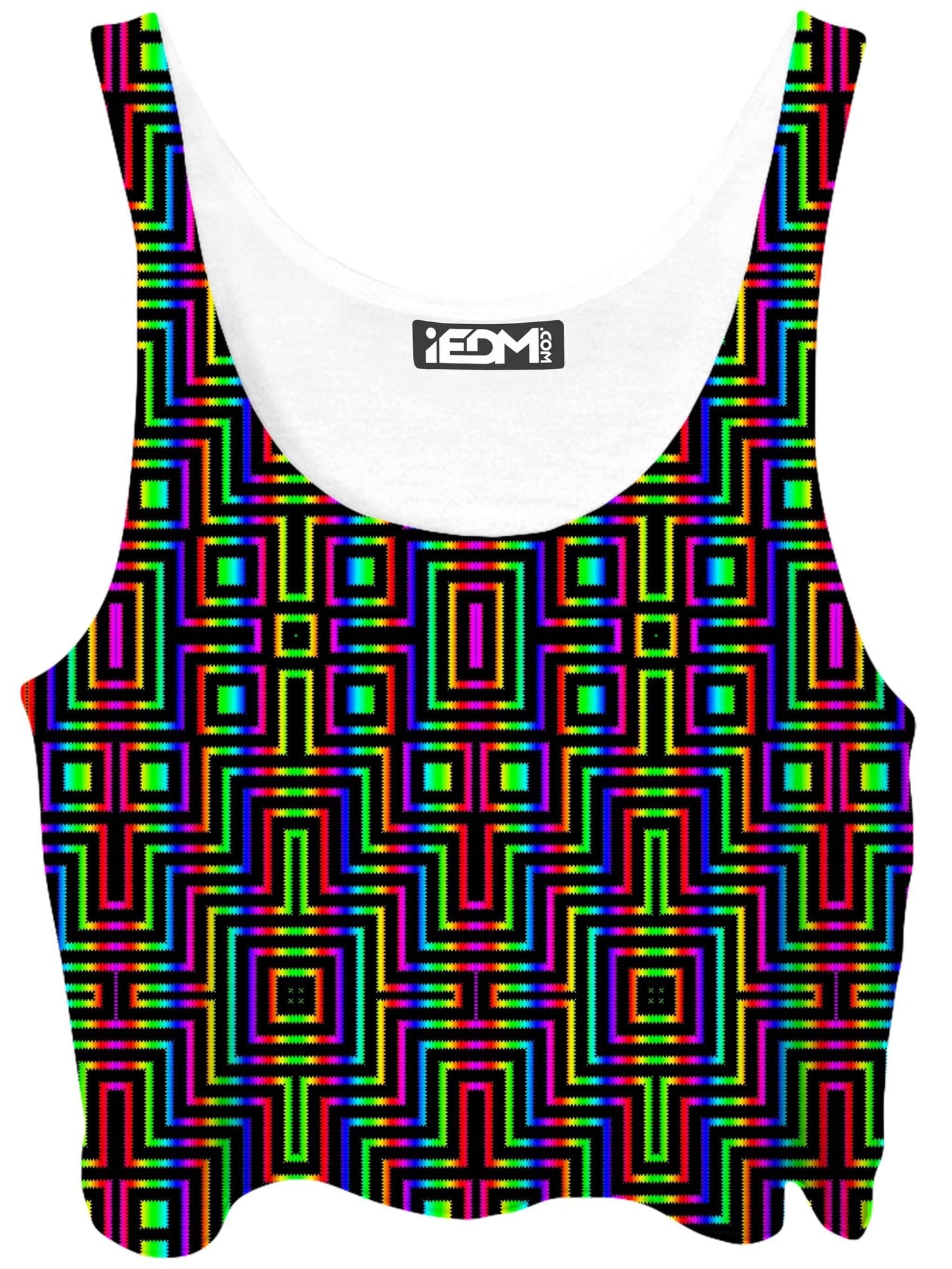 DMT Blocks Crop Top, Glass Prism Studios, | iEDM