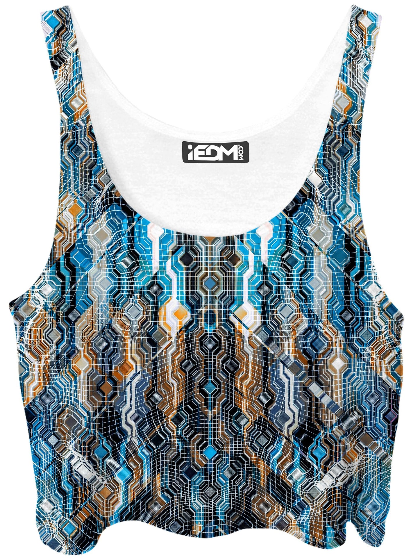 Fractional Data Crop Top, Glass Prism Studios, | iEDM