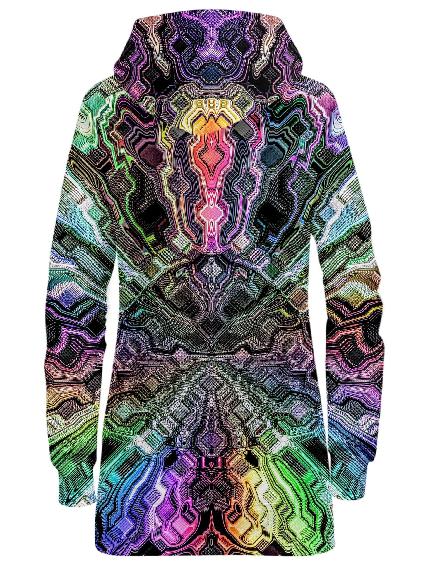 Holographic Storm Hoodie Dress, Glass Prism Studios, | iEDM