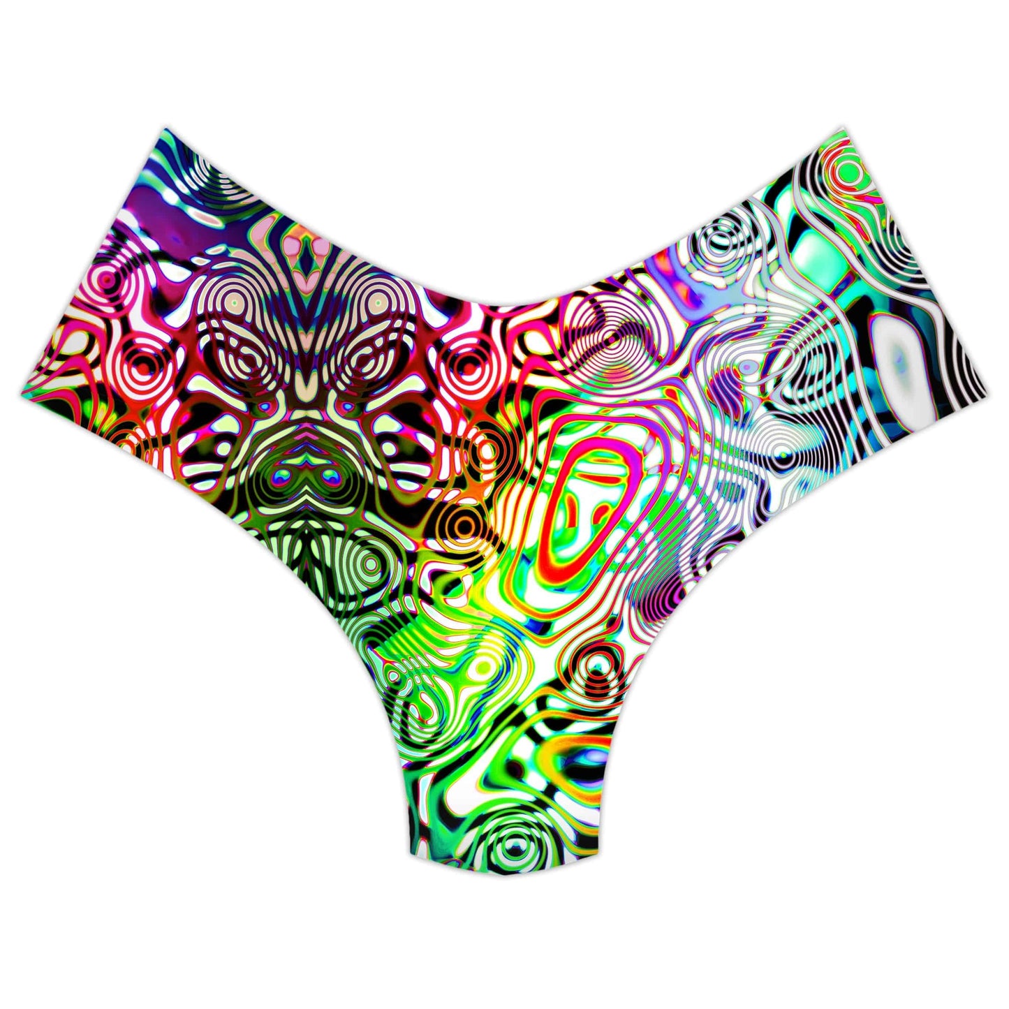 Rainbow Ripples Booty Shorts, Glass Prism Studios, | iEDM