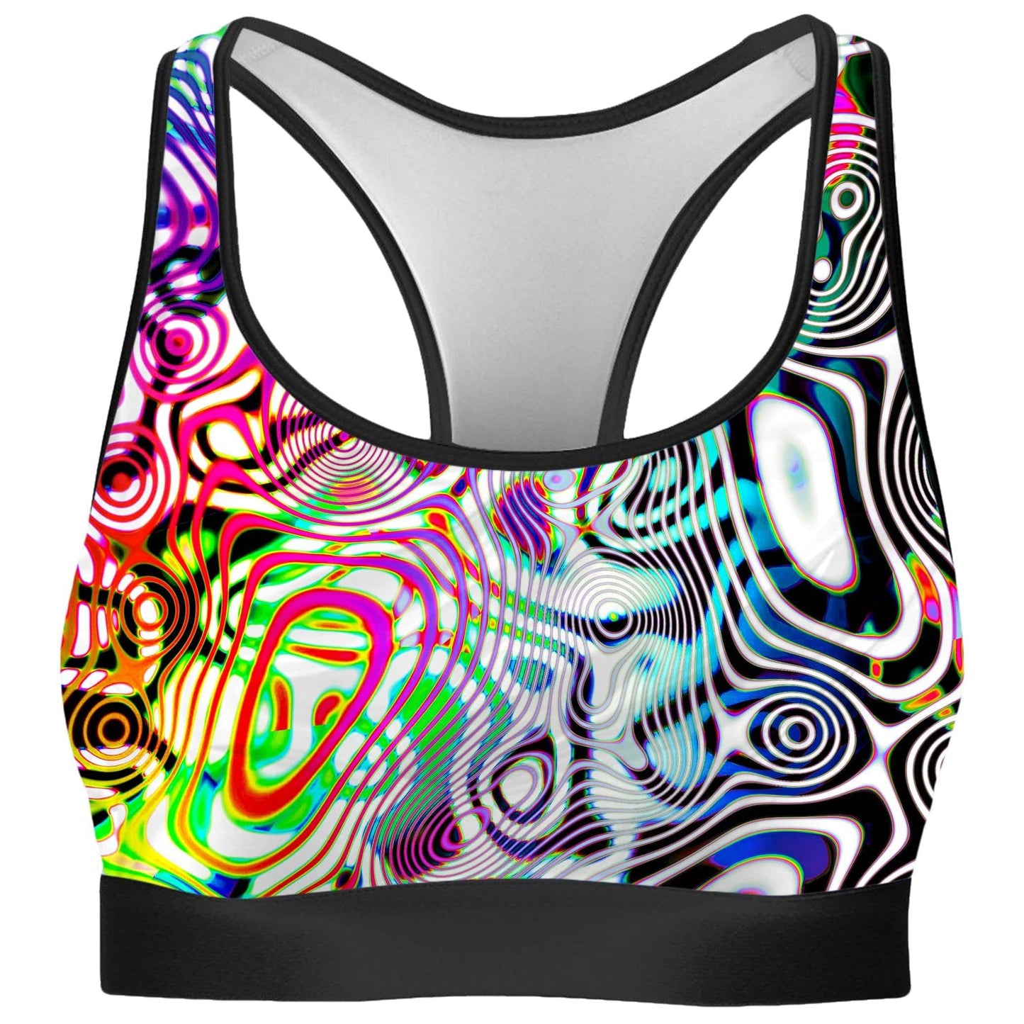 Rainbow Ripples Rave Bra, Glass Prism Studios, | iEDM