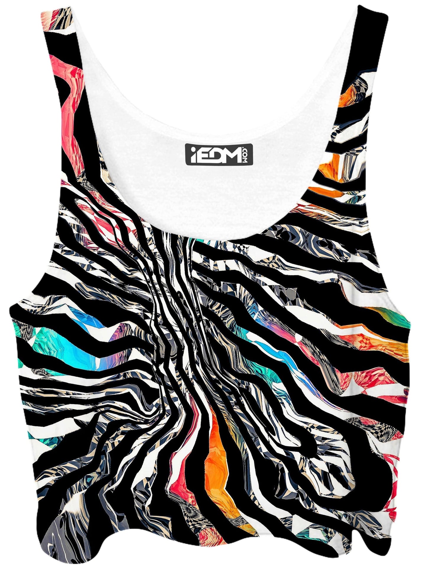 Stripped Chaos Crop Top, Glass Prism Studios, | iEDM