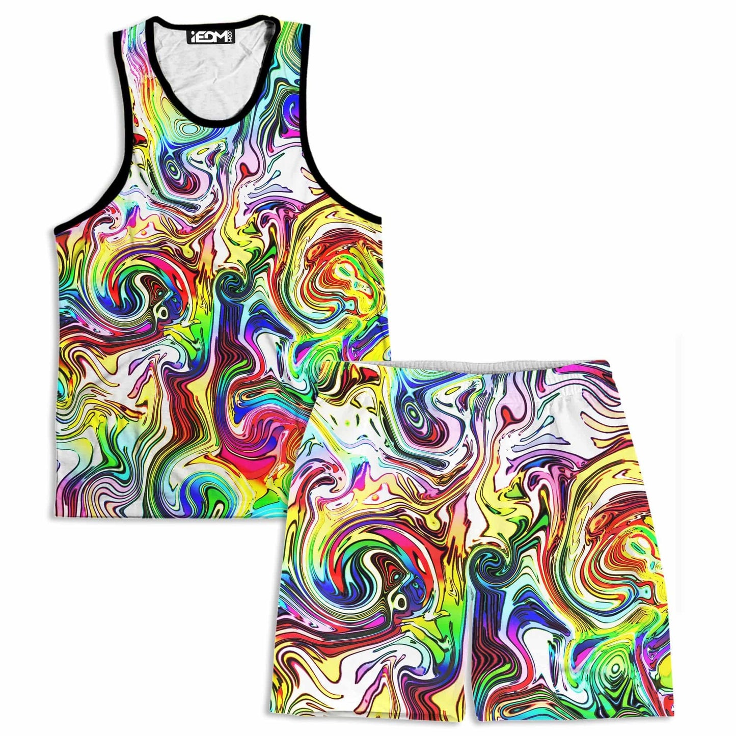 Swirly Gig Tank and Shorts Combo, Glass Prism Studios, | iEDM