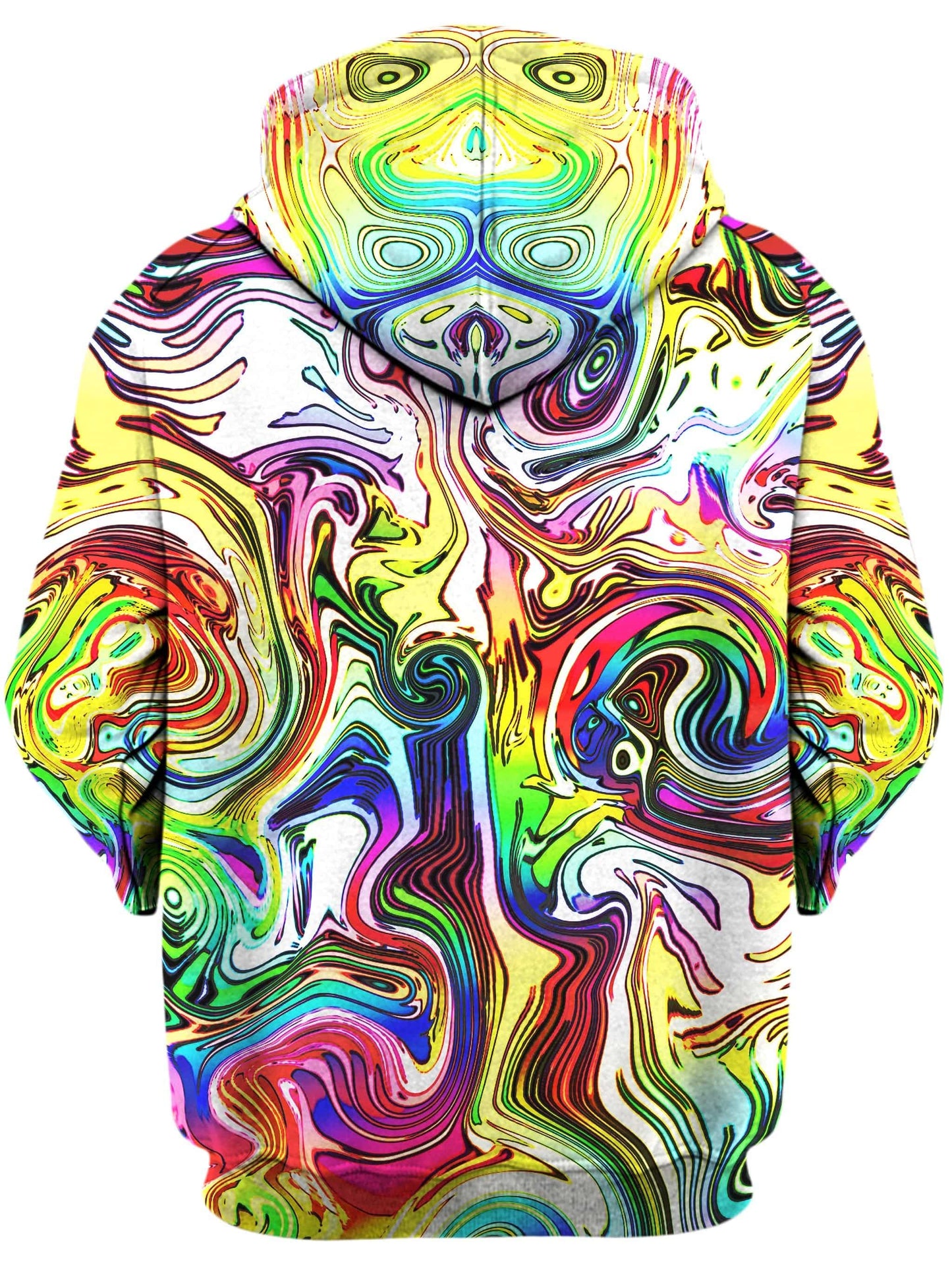 Swirly Gig Unisex Zip-Up Hoodie, Glass Prism Studios, | iEDM