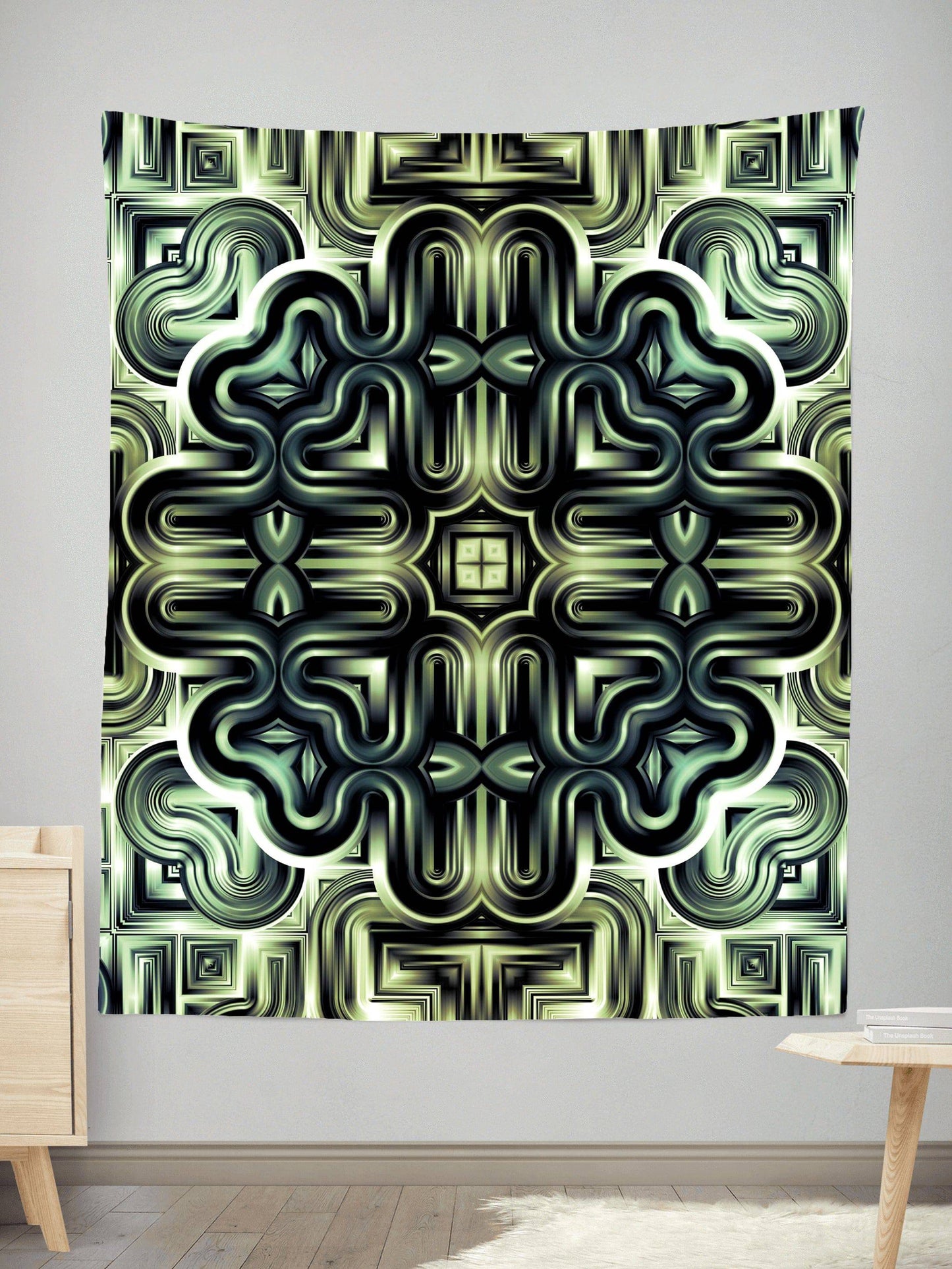 Unthinkable Machines Tapestry, Glass Prism Studios, | iEDM