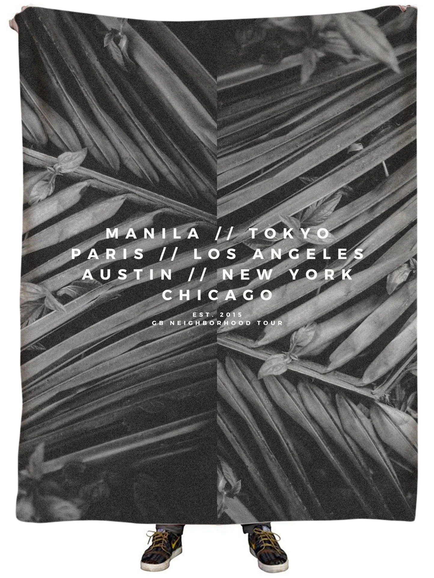 Palm Plush Blanket, Good Behavior, | iEDM