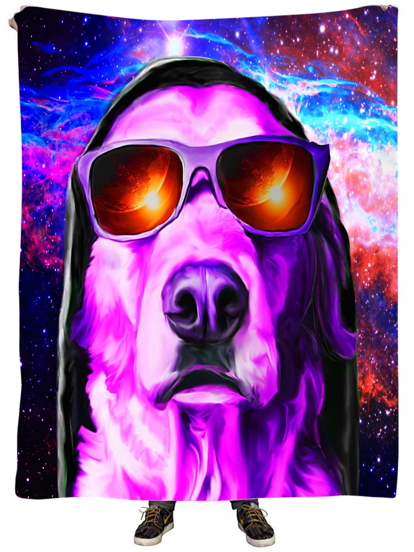 Nebulous K9 Plush Blanket, Heather McNeil, | iEDM