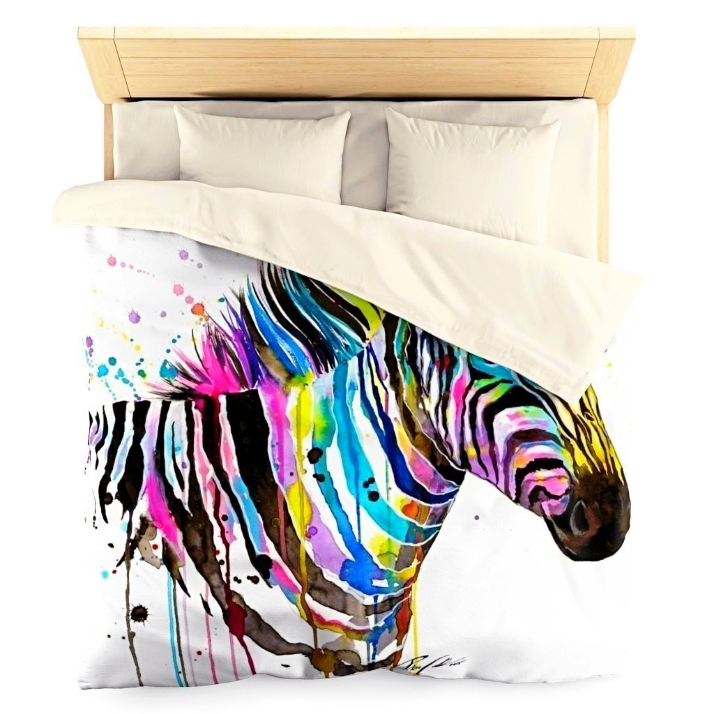 Home Decor Zebra Bunt Duvet - iEDM