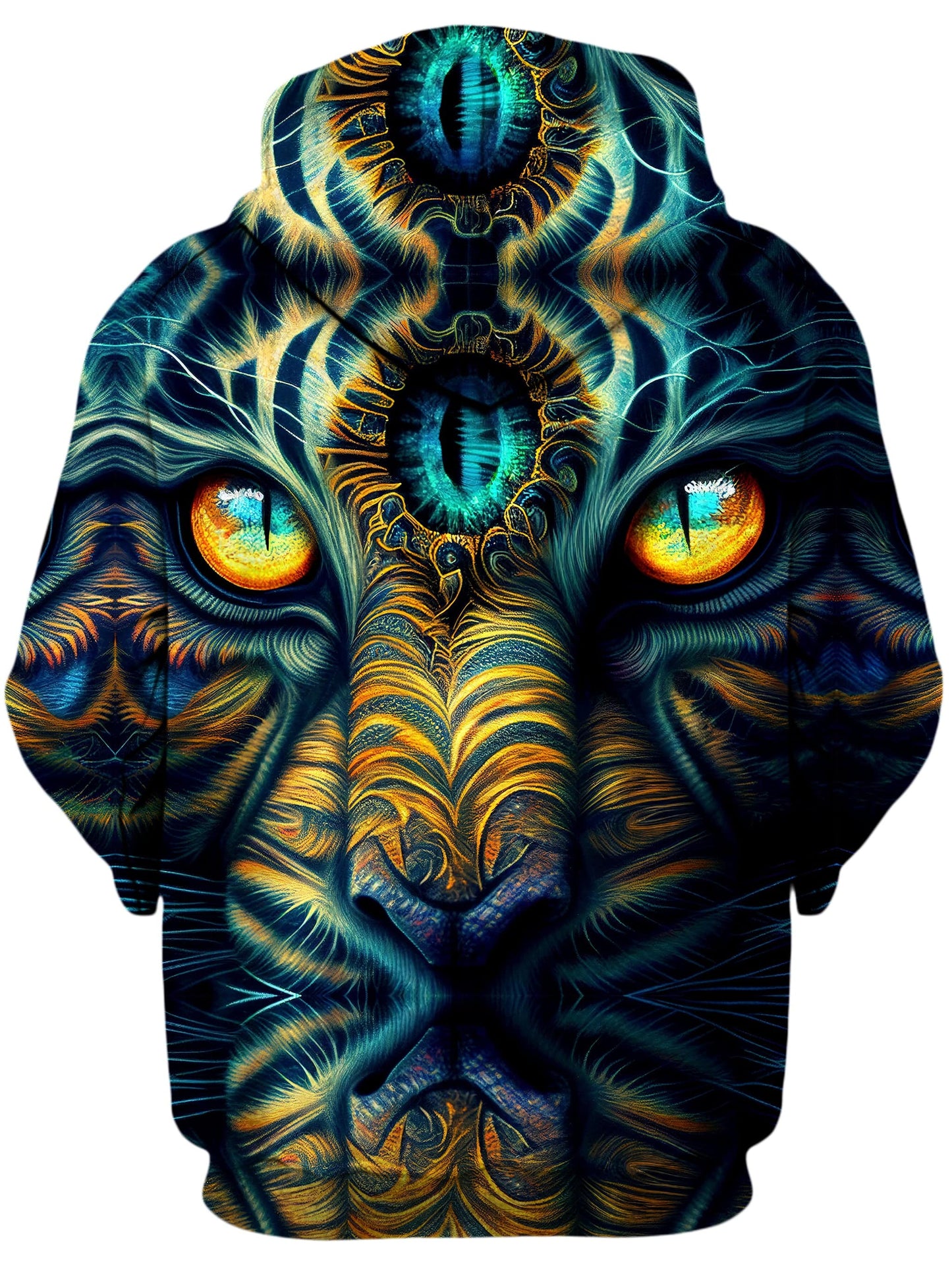 Tiger Eyes Psychedelic Unisex Hoodie, iEDM, | iEDM