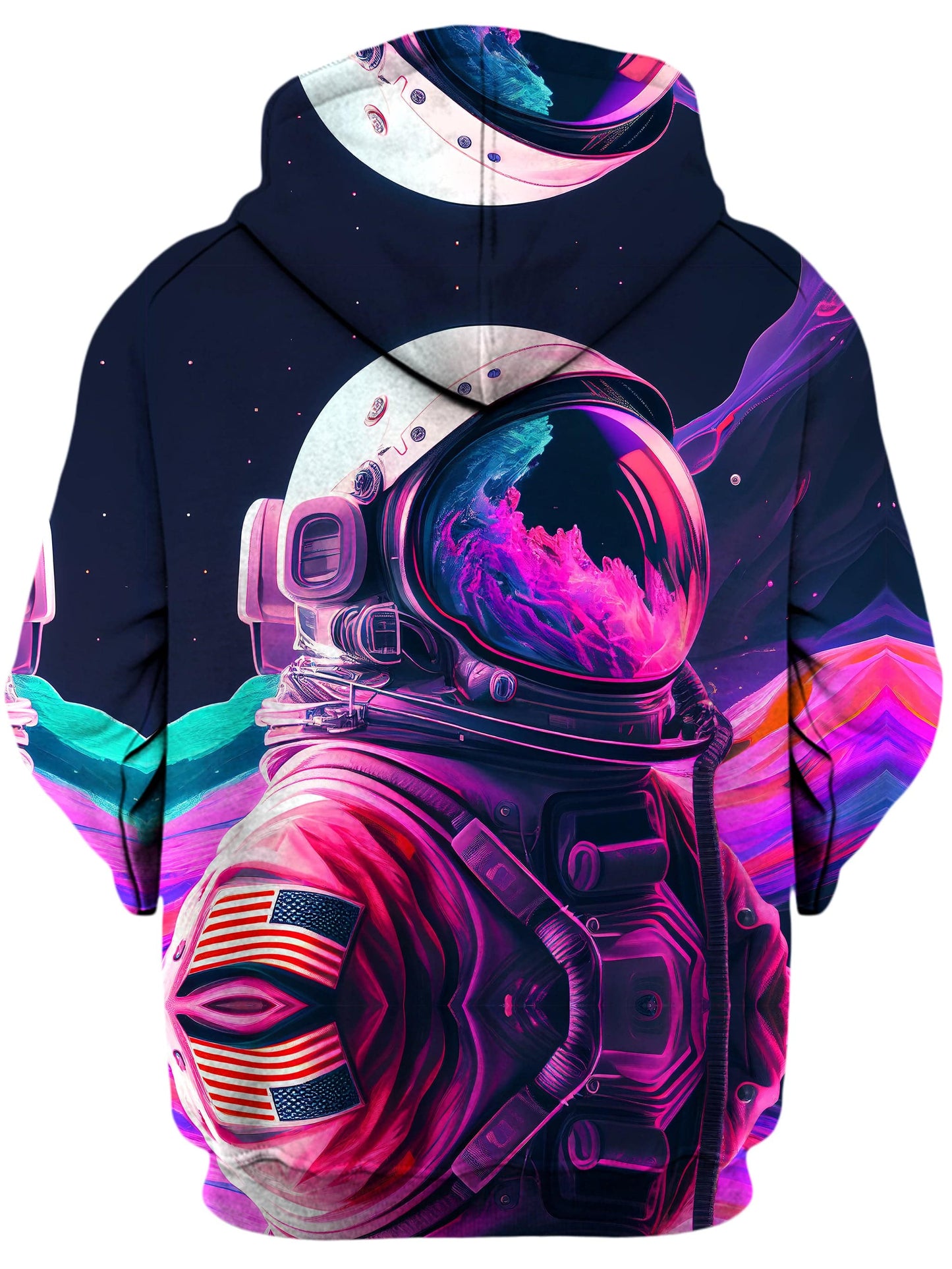 Synthwave Astronaut Unisex Hoodie, iEDM, | iEDM