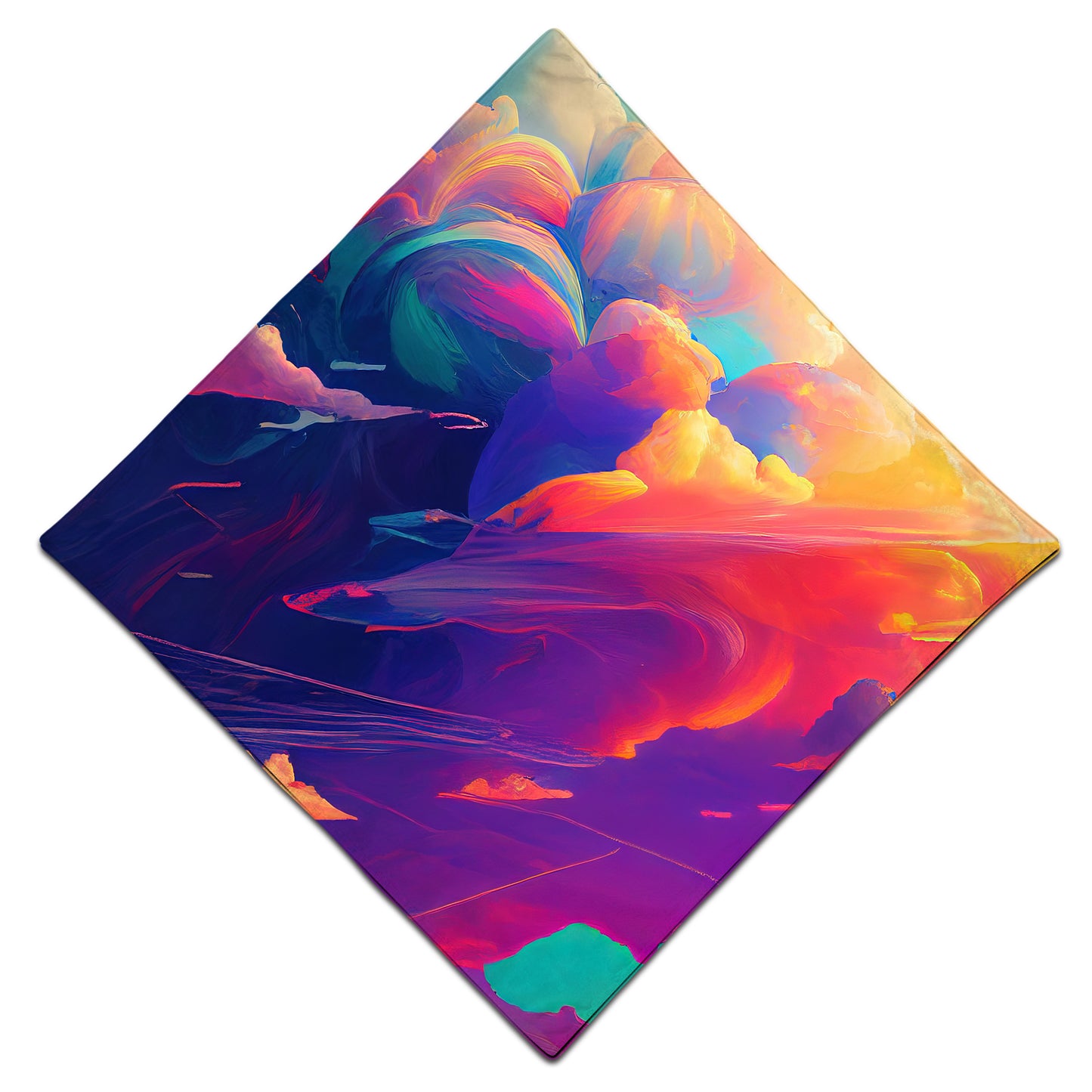 Psychedelic Clouds Bandana, iEDM, | iEDM
