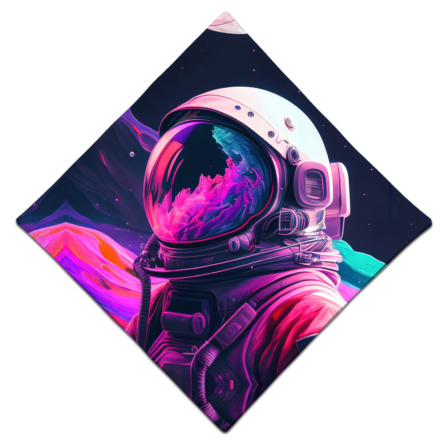 Synthwave Astronaut Bandana, iEDM, | iEDM