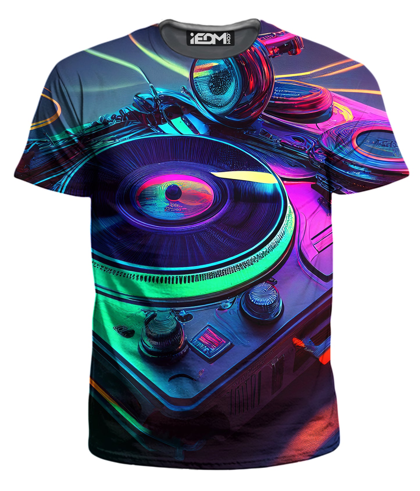 Neon Turntables Men's T-Shirt, iEDM, | iEDM