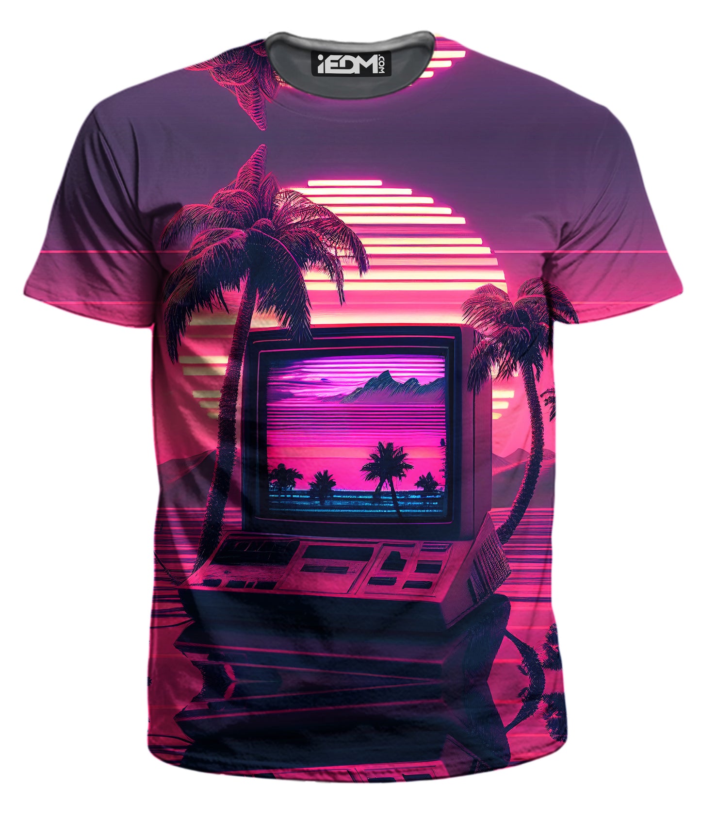 Vapor Palms Trees Men's T-Shirt, iEDM, | iEDM
