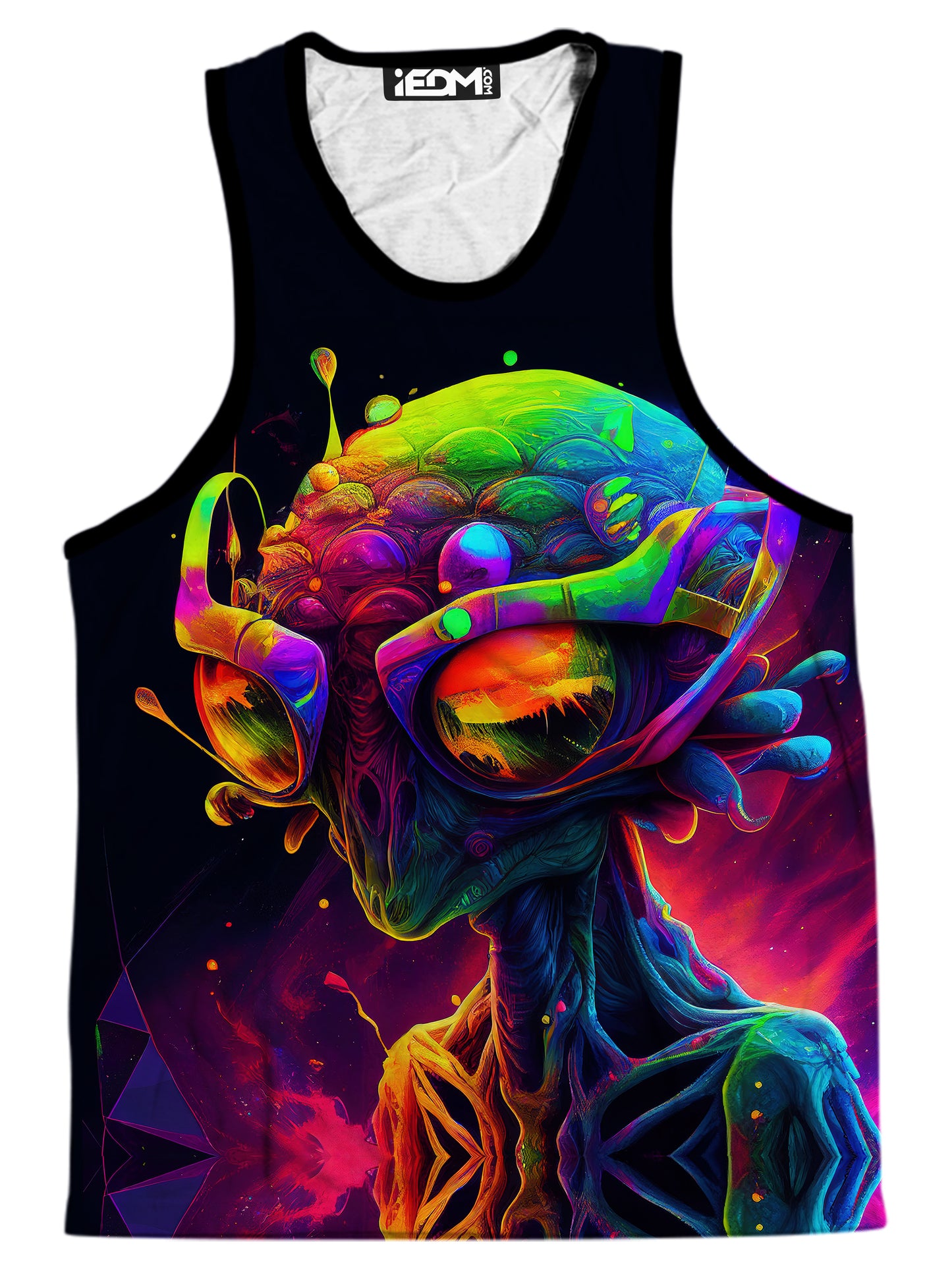 Psychedelic Alien Men's Tank, iEDM, | iEDM
