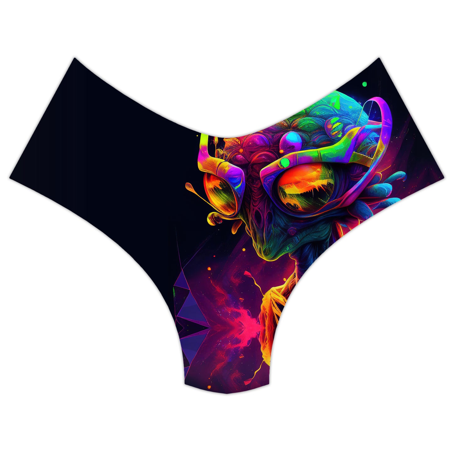 Psychedelic Alien Booty Shorts, iEDM, | iEDM