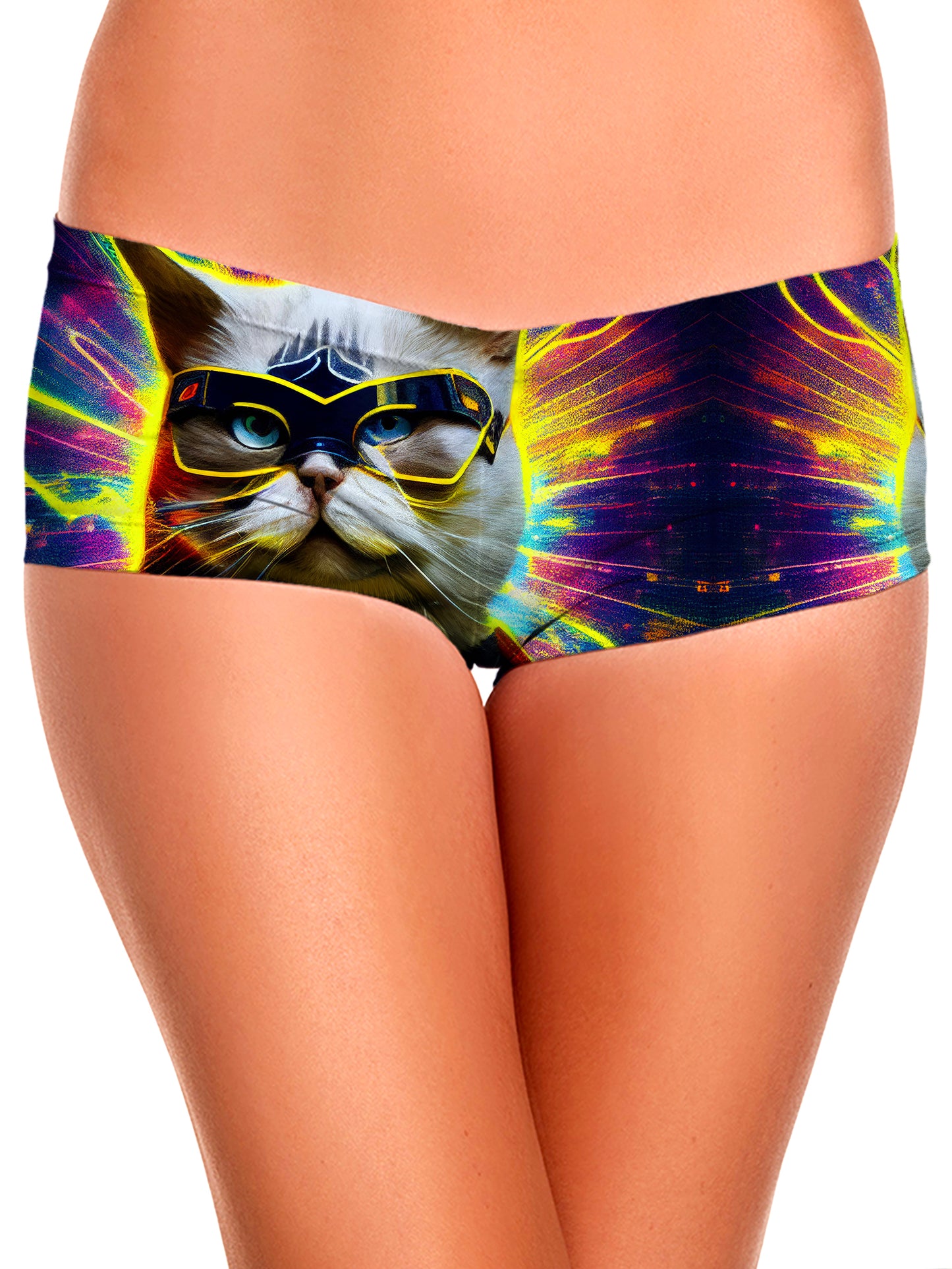 Cat Hero Crop Top and Booty Shorts Combo, iEDM, | iEDM