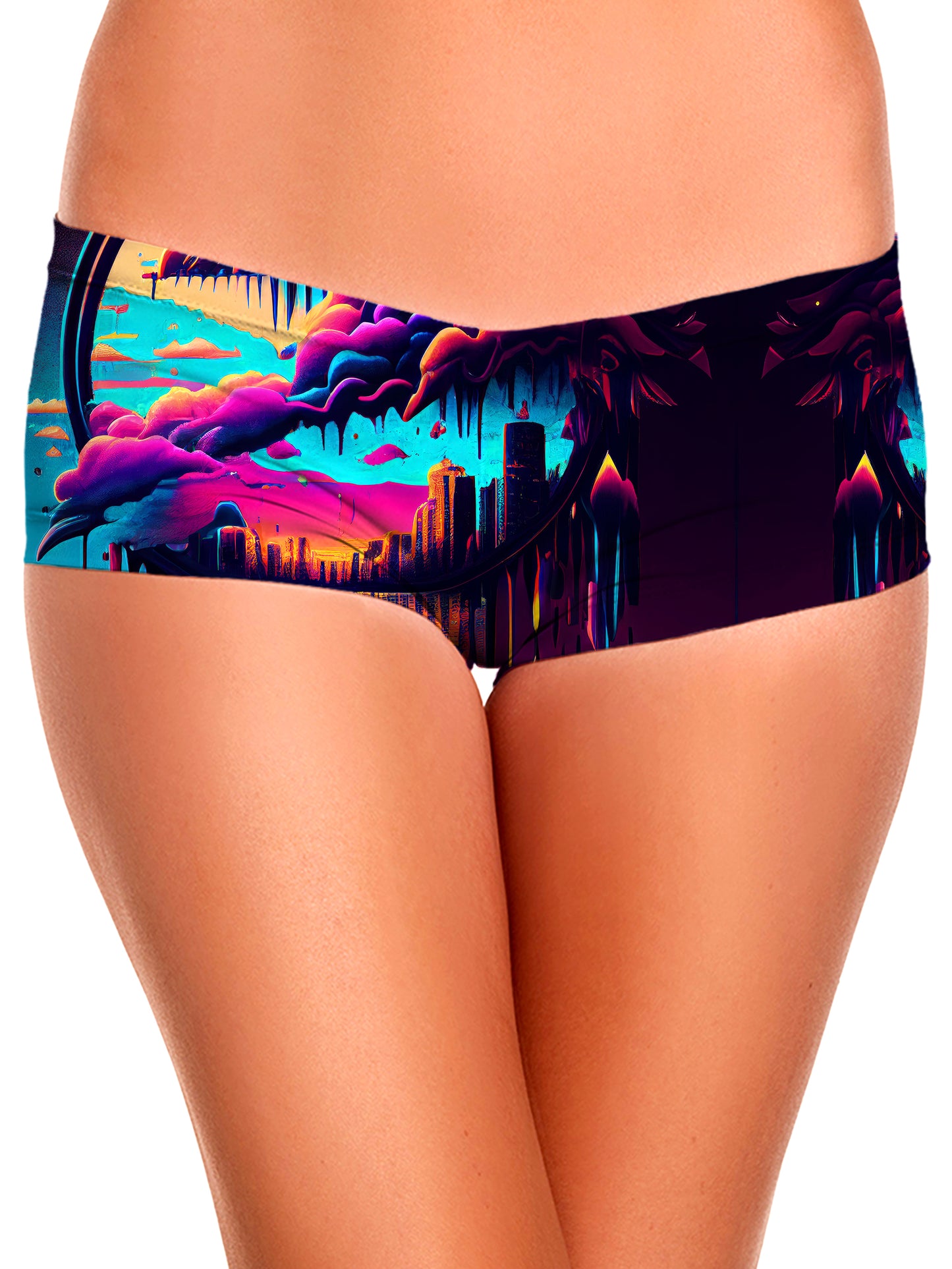 Distant Memory Crop Top and Booty Shorts Combo, iEDM, | iEDM